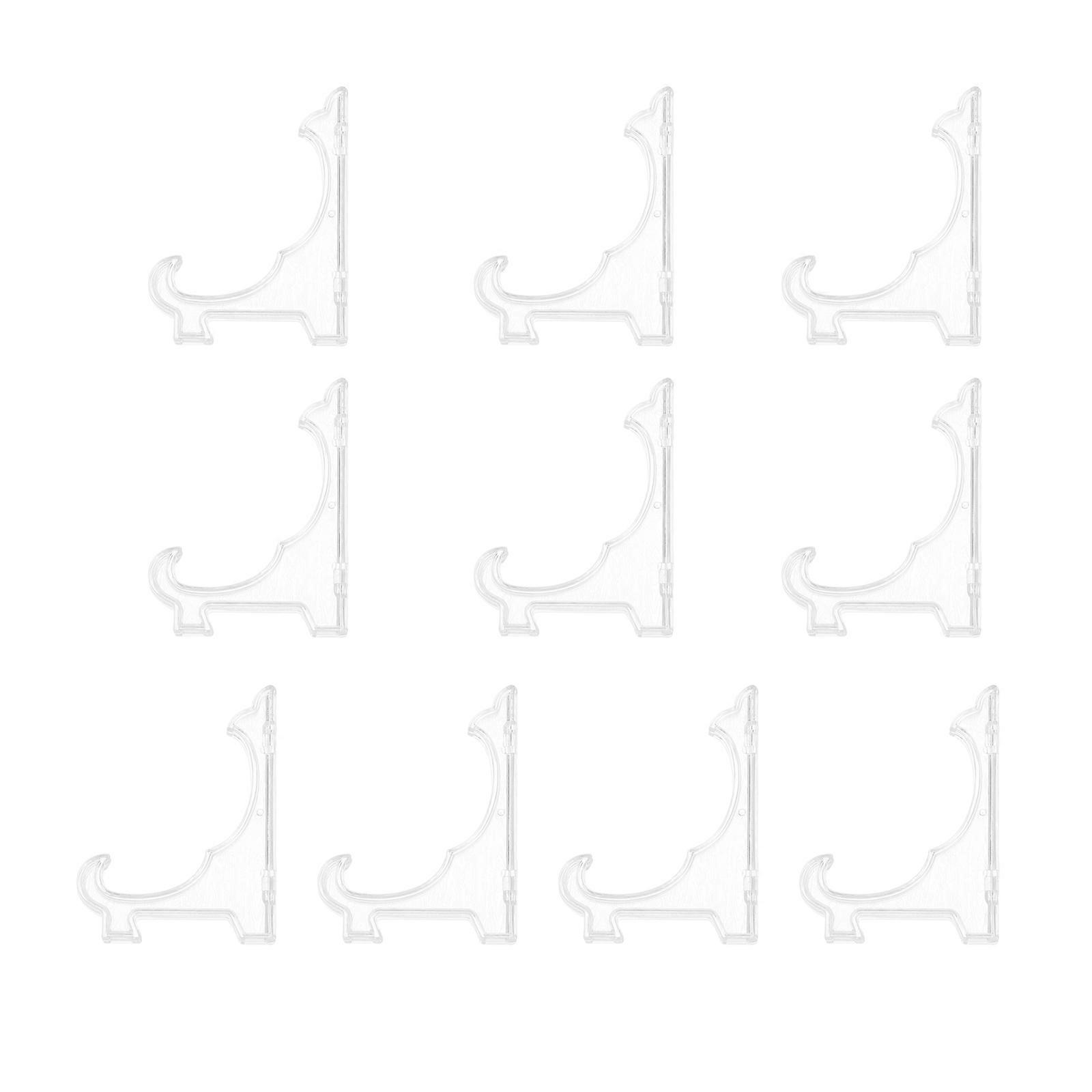 Badge Holders Transparent Acrylic Display Stands for 20Pcs Coins