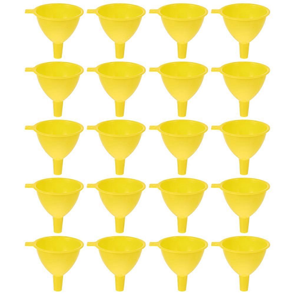 Spice Powder Funnel Plastic Transfer Device for Laboratory Use 25Pcs