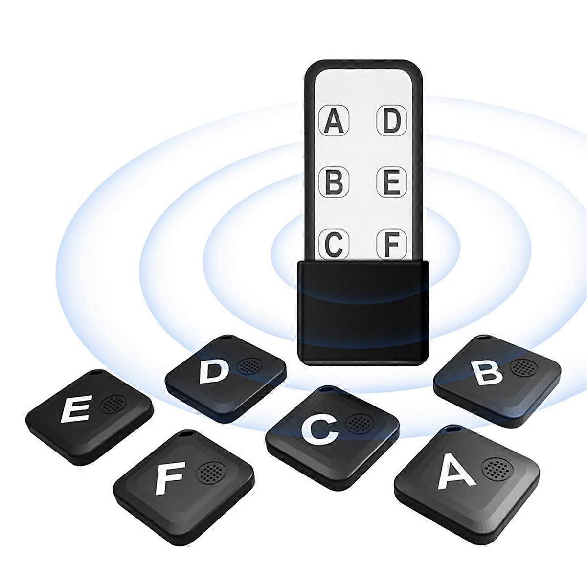 Key Finder Locator with Sound, Remote Tracker with 90dB Sound, 140 Ft Range, Wireless Find My Keys