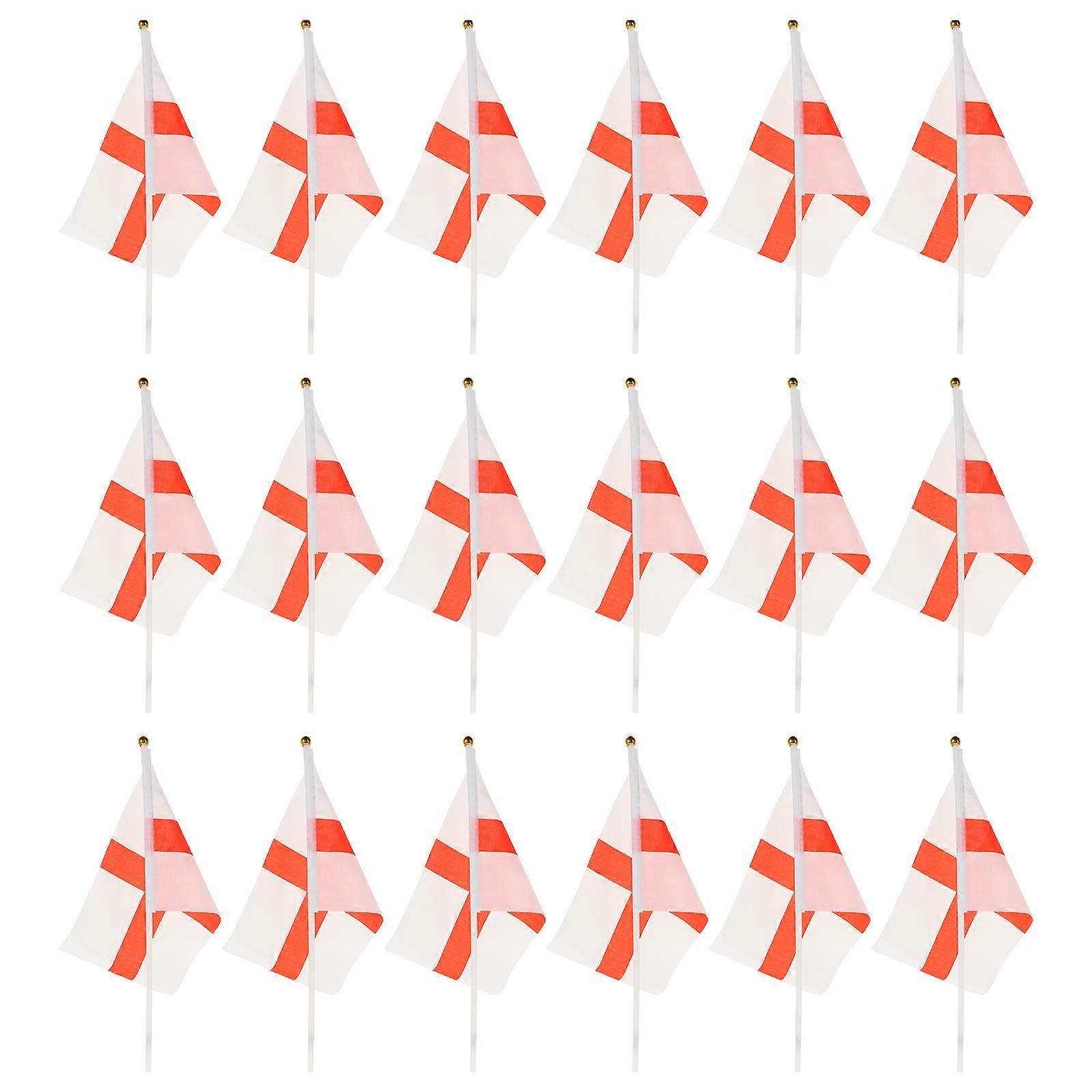 Cheering Hand Flags for Football Match 50Pcs Portable Handheld Flags