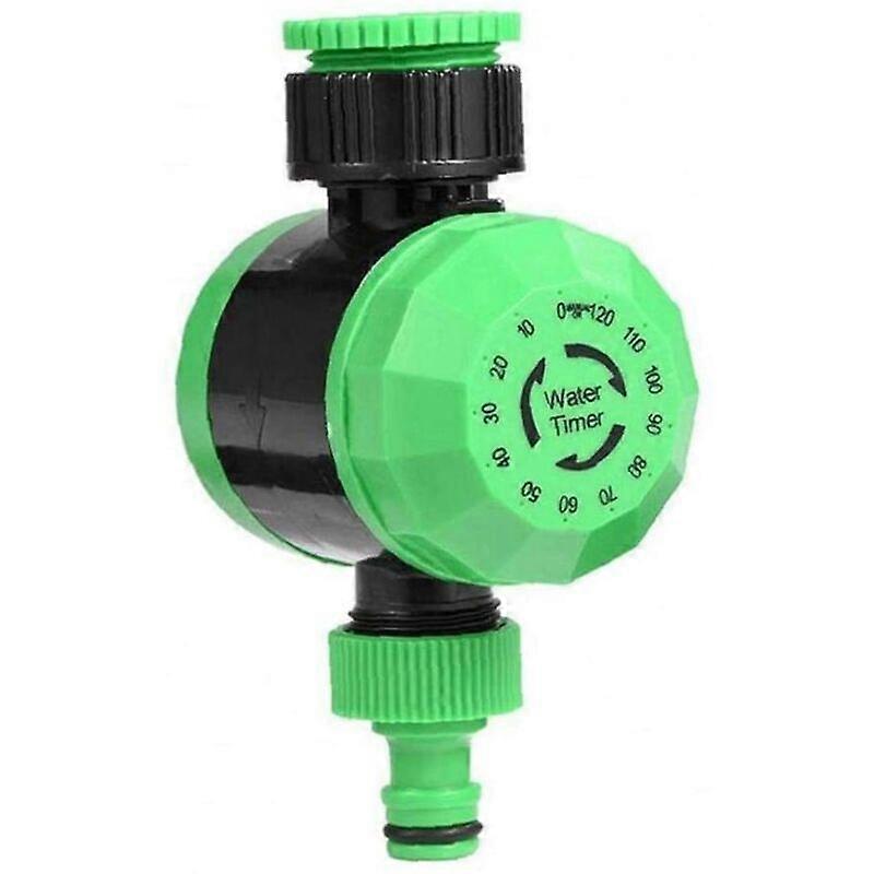 1PC 2 Hours Garden Automatic Watering Timer Mechanical Programmer Garden Irrigation System Controller,Green,1pc