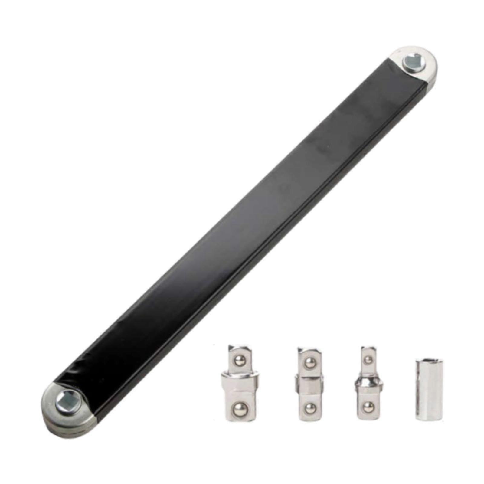 15 Inch Extension Wrench for Tight Spaces, Durable Black Tool for Vehicle Repair and Maintenance