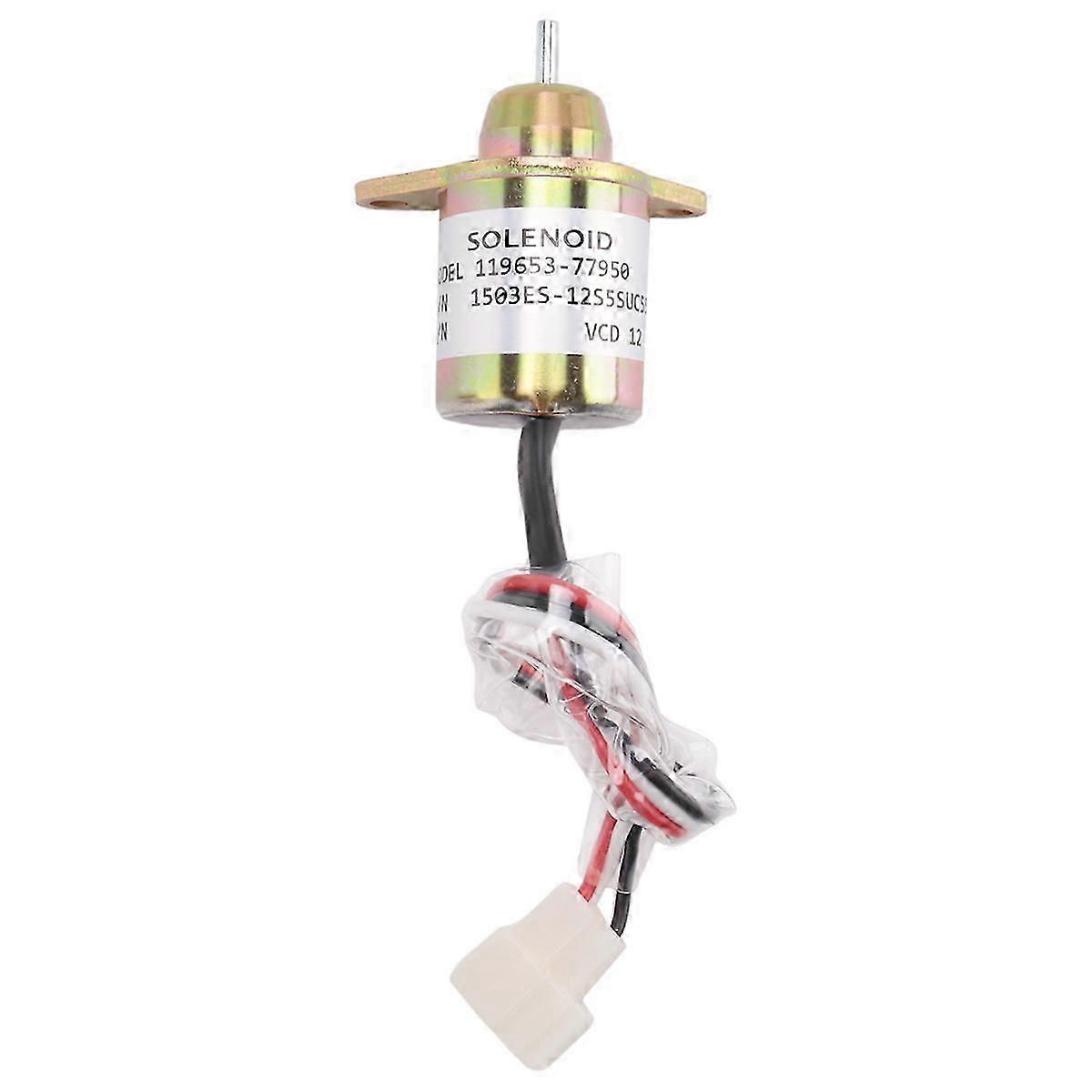 12V Engine Shut Off Solenoid Valve Shutdown for Yanmar 119653-77950