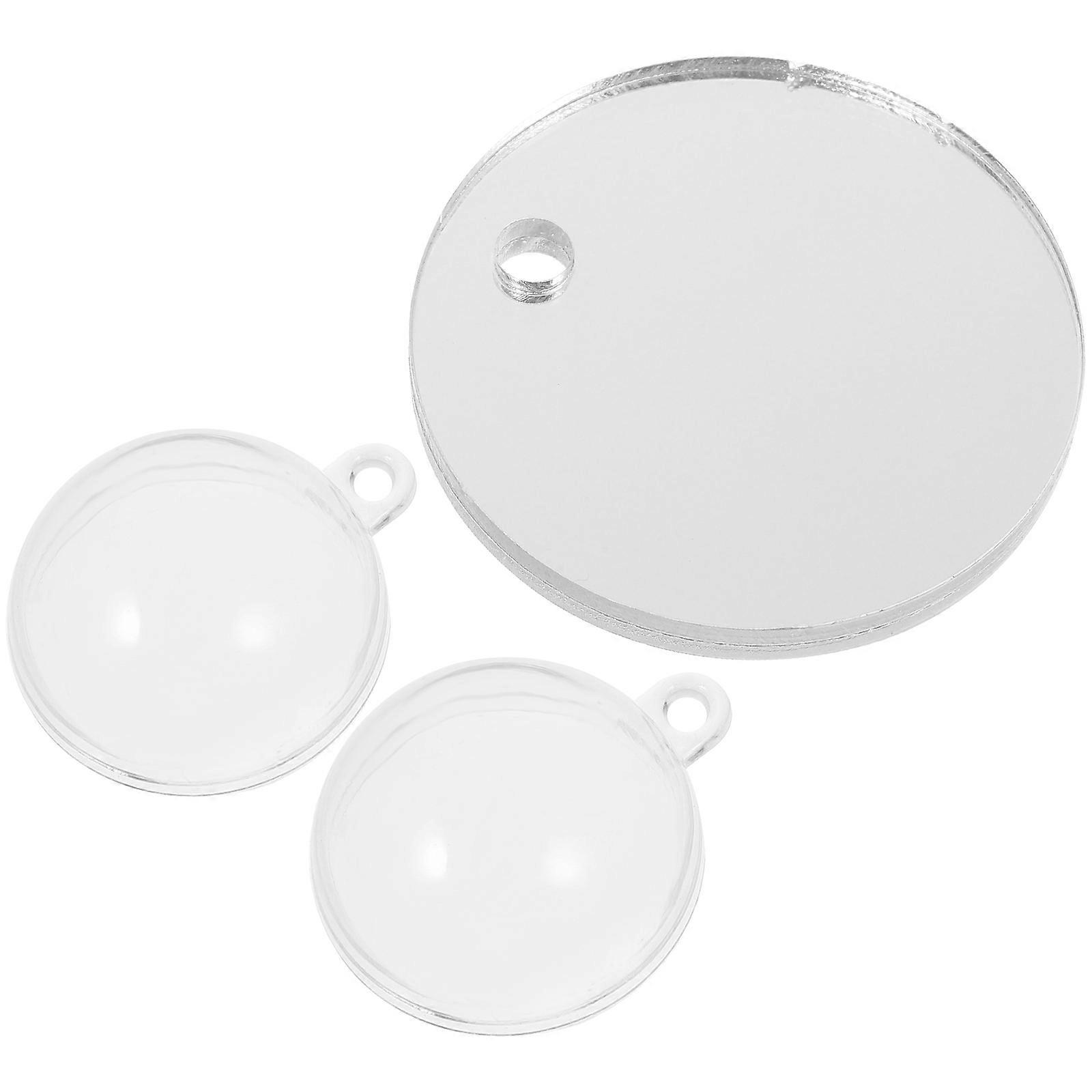 Floating Mirror For Betta Training 4 Sets Betta Fish Design For Fish Tank Decoration 5x5cm