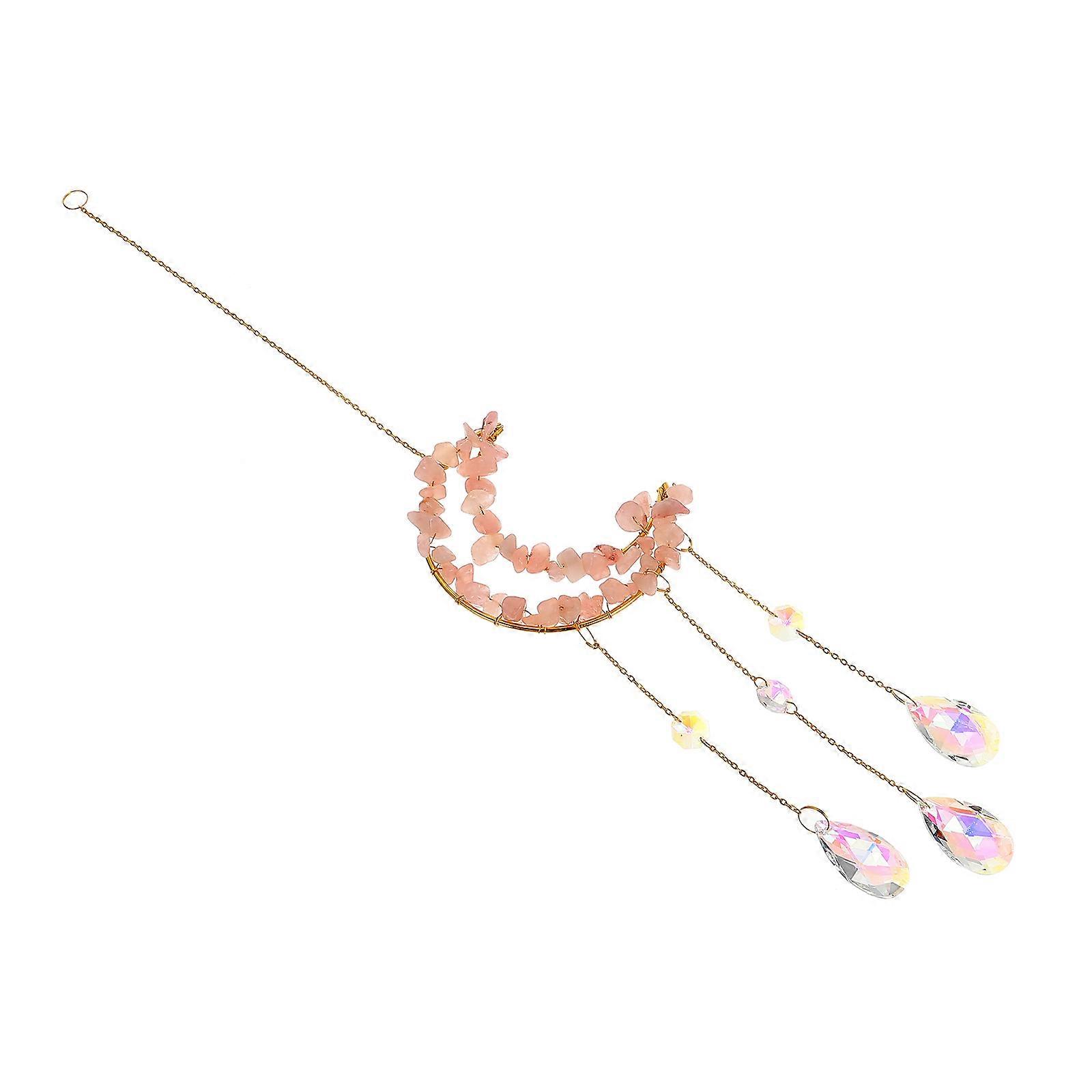 Crystal Hanging Decor Pendant for Decoration 5Pcs Shape Artificial