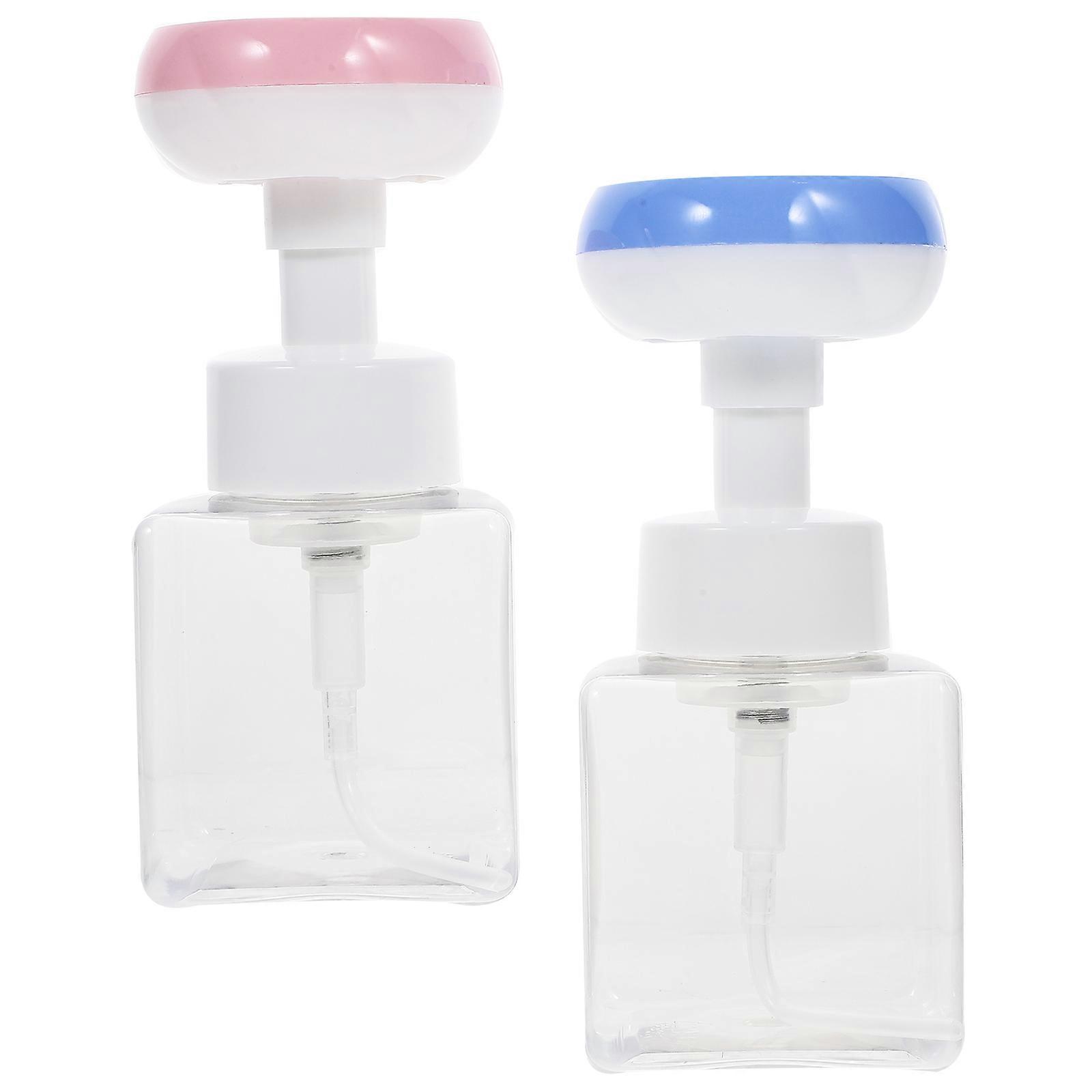 Foaming Dispenser 2Pcs Shape Foam Head Household Item Assorted Color Practical Soap Dispensing Easy To Use