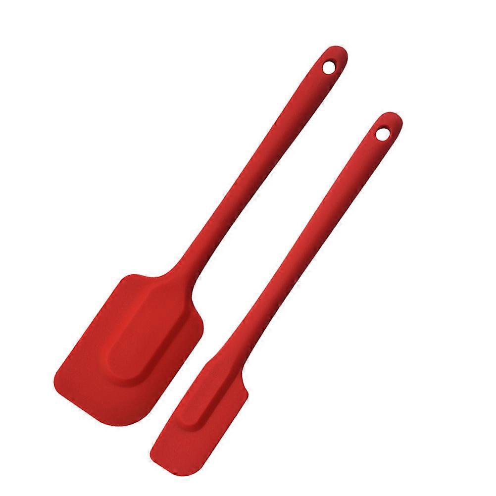 Silicone Spreader 2Pcs Convenient Kitchenware 26X5.8X1.5CM Red Baking Tools