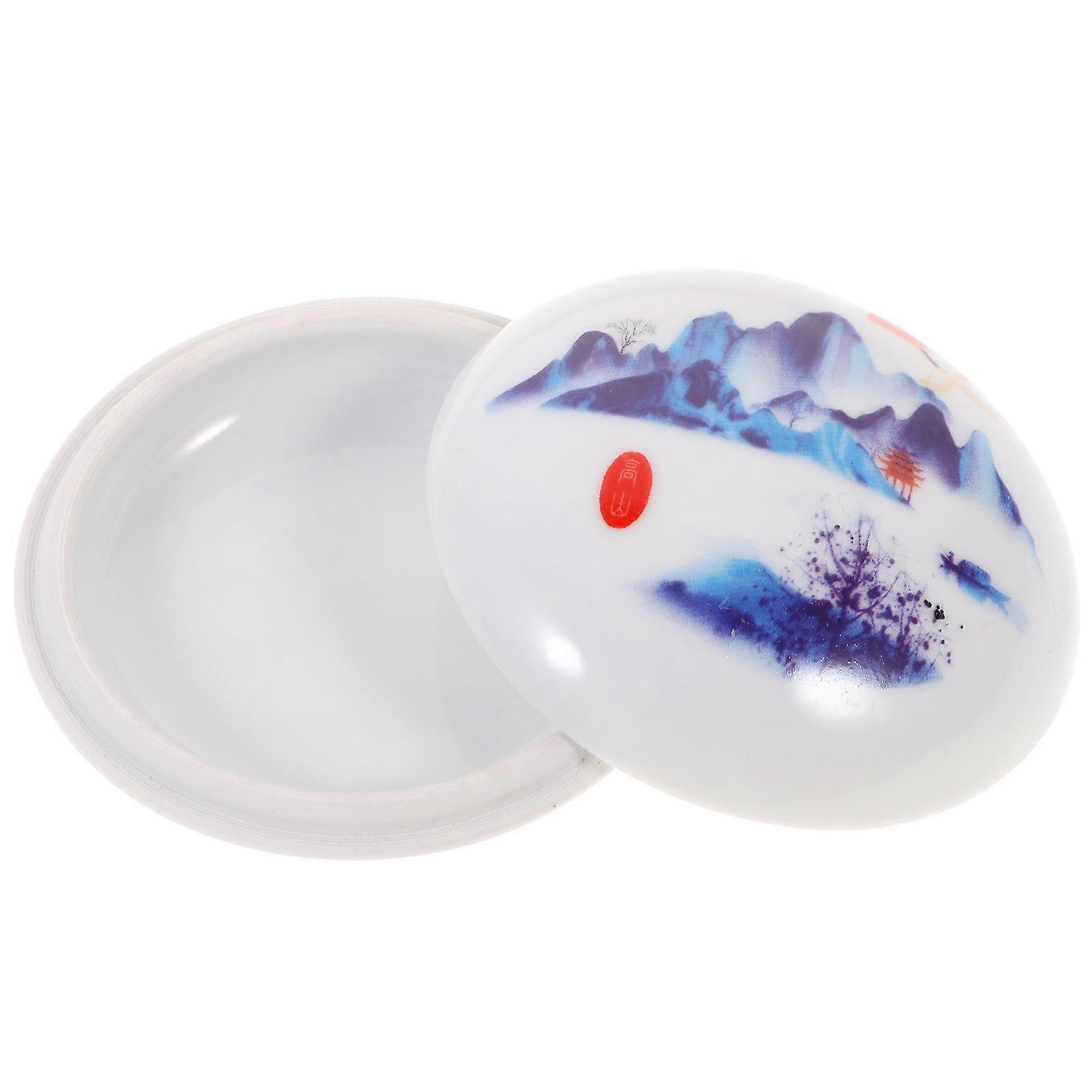 Multi-Purpose Ceramic Inkpad Holder Great For Cosmetic Storage 1Pack