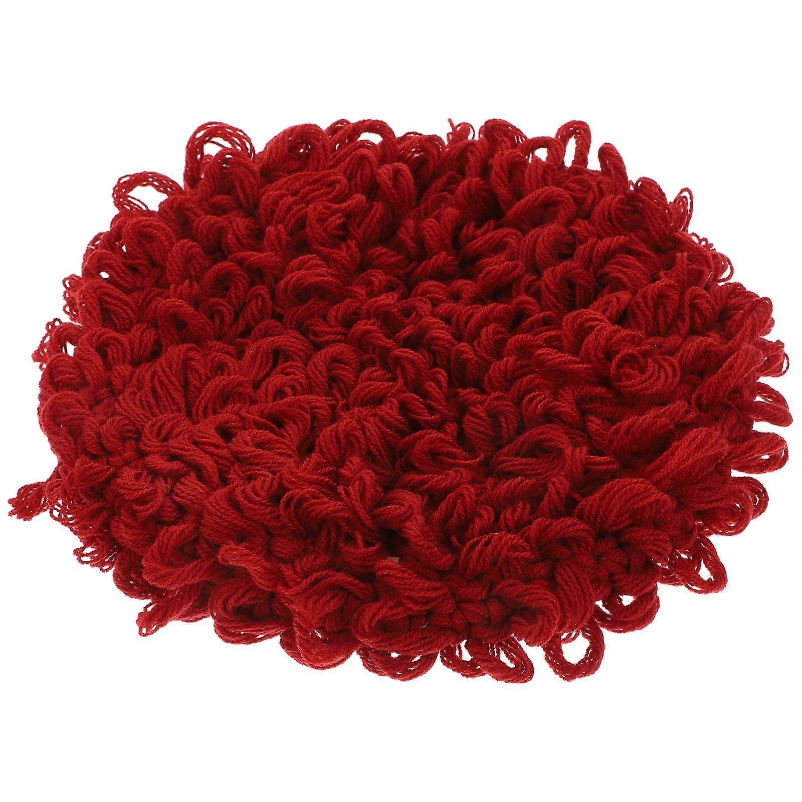 Party Performance Hat Woolen Funny Wig Hat for Cosplay Event 2Pcs