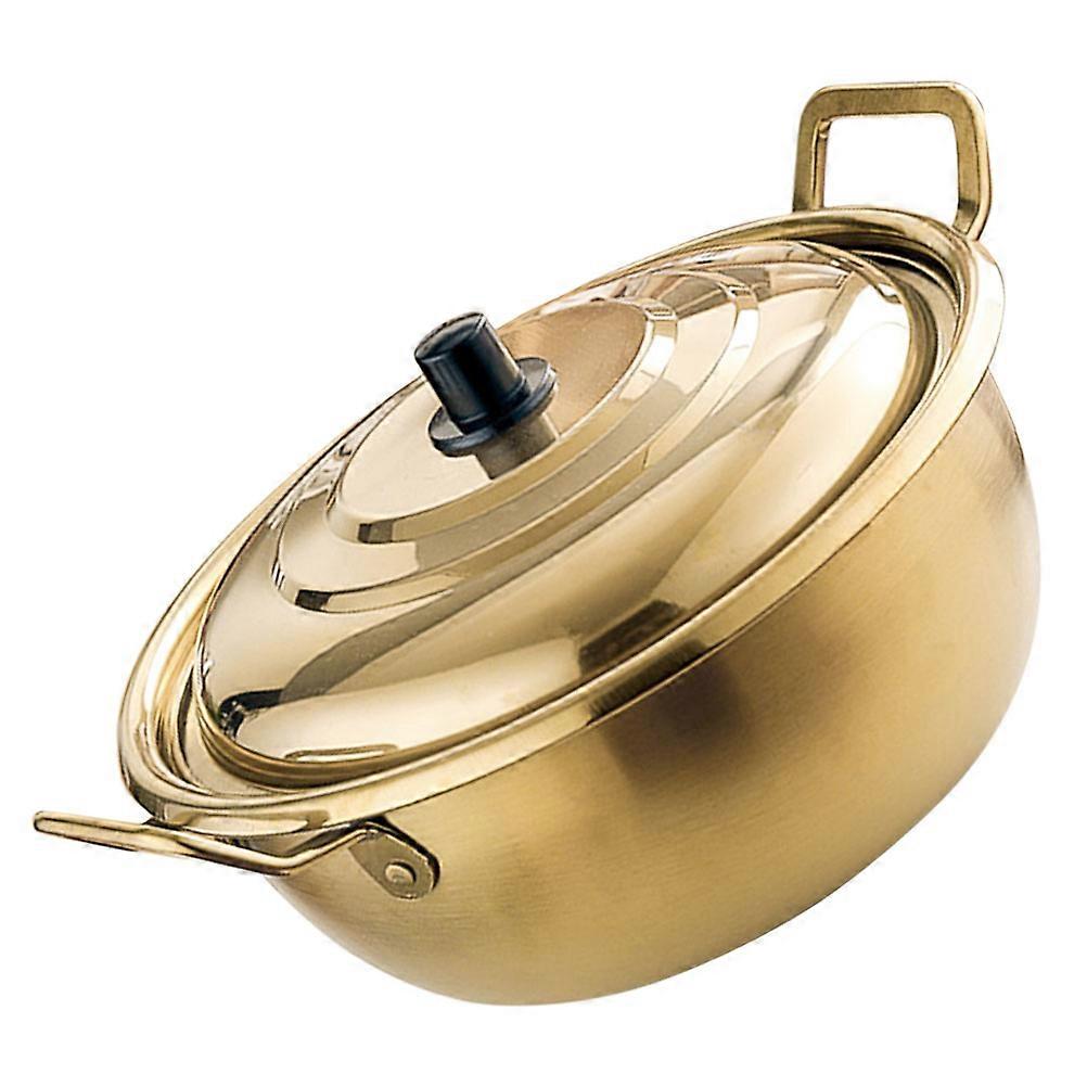 Stainless Steel Saucepan For Household Users Ideal For Cook Soups And Stews 18X18X8CM 1 Set
