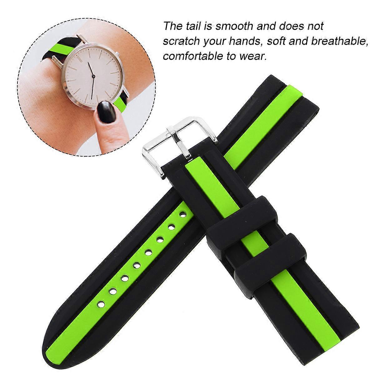 Dual Color Watch Band for Watch 2Pcs Replacement