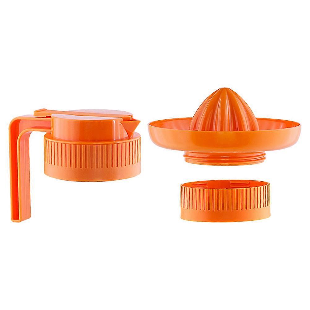 Jar Lid with Handle for Practical Leakproof 5Sets Orange Covers