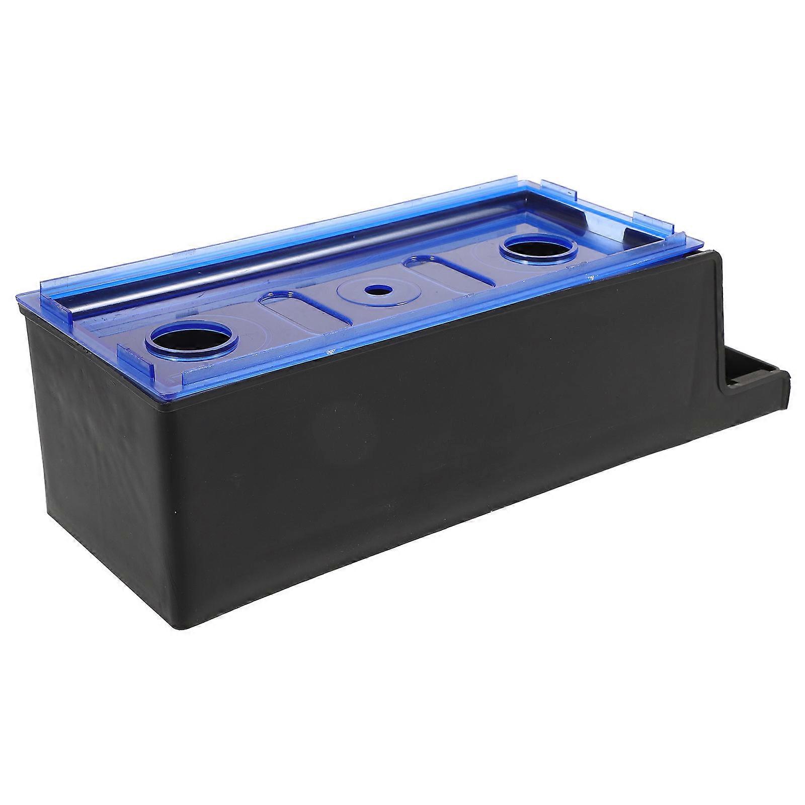 Aquarium Filter Box for Fish Tank Water Purification with 2Pcs Drip Filters
