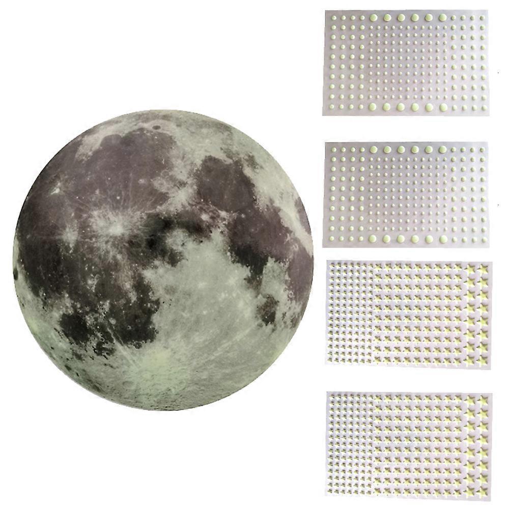 Star Window Stickers DIY Moon Wall Sticker for Decoration 15Pcs Assorted