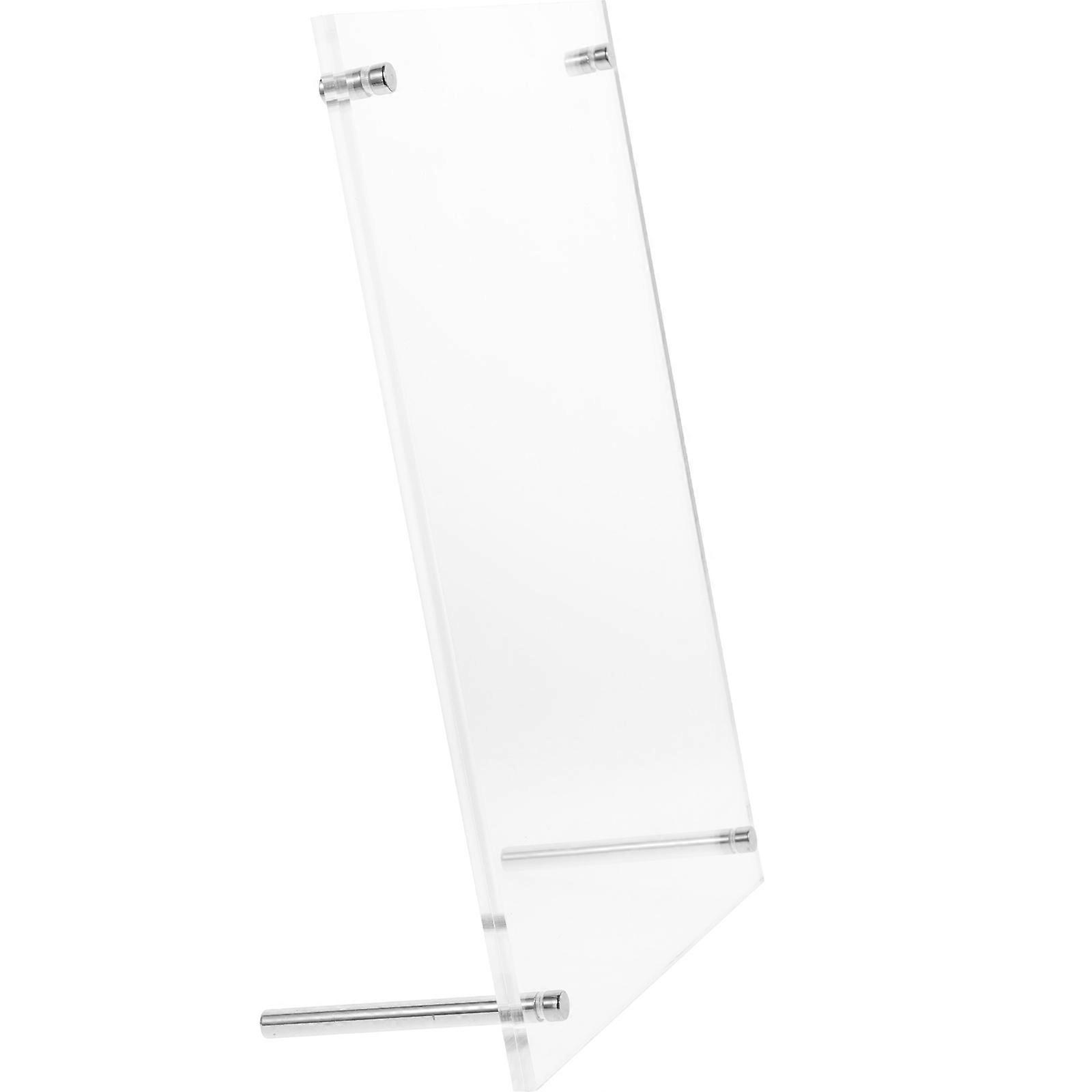 Acrylic Photo Frame for Desktop Display 2Pcs Transparent Picture Frame Set