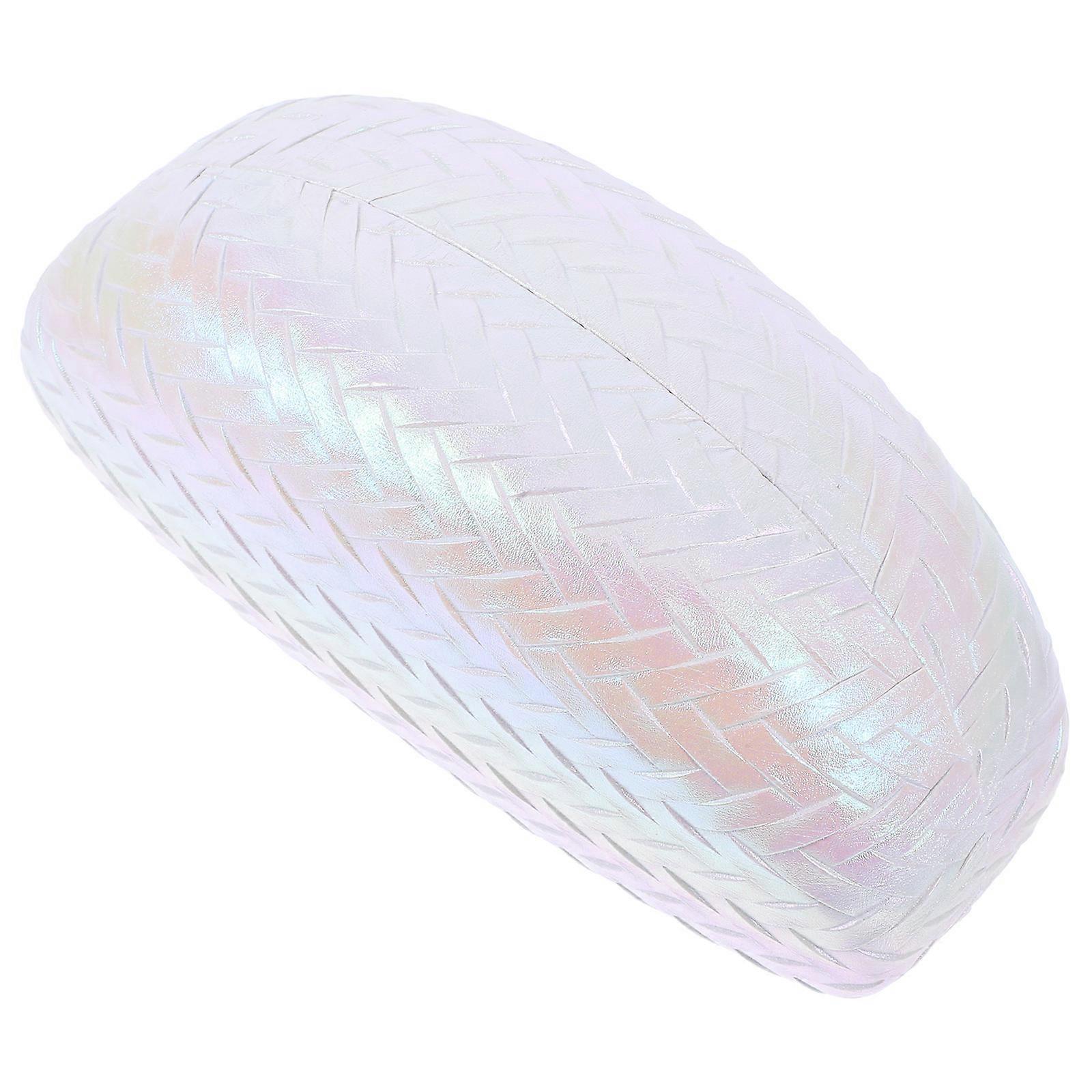 Protective Glasses Storage Case for Hard Shell Eyeglasses 3Pcs White Metal