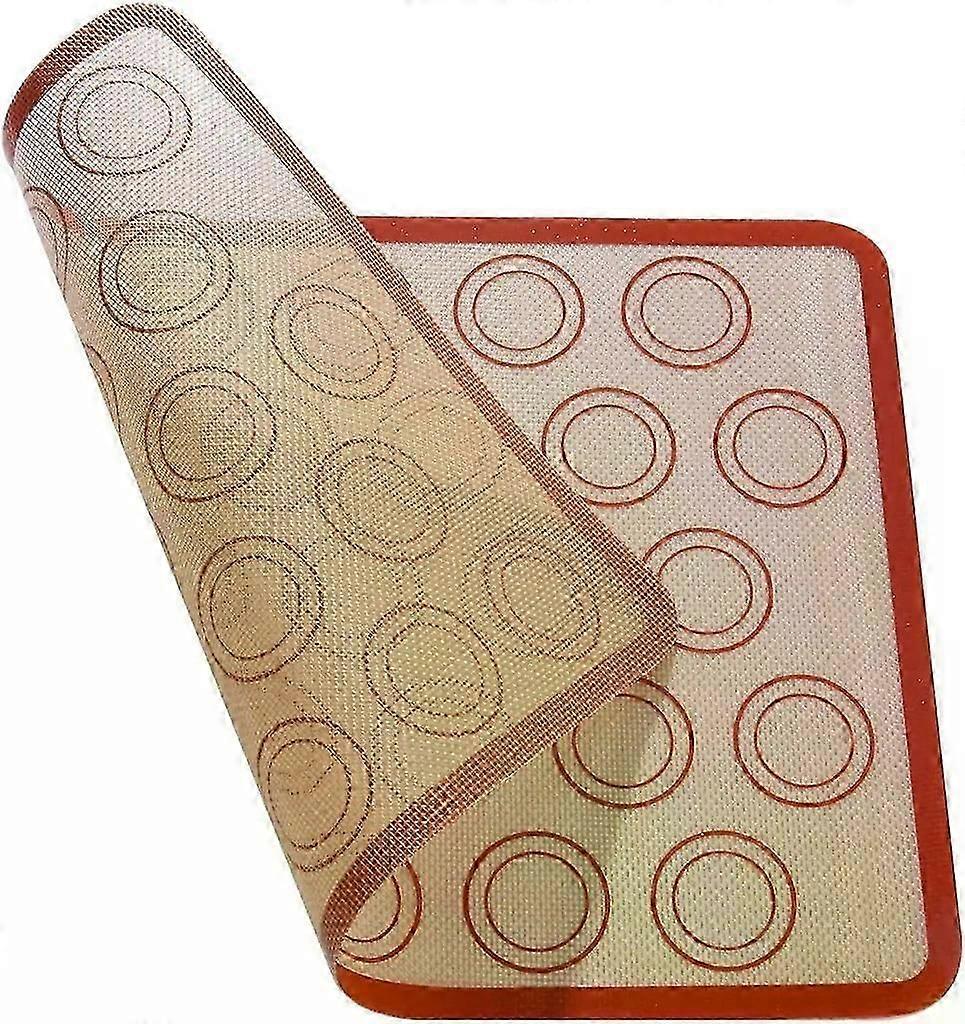 Silicone baking mat for macaron cookies, non-stick mat large for