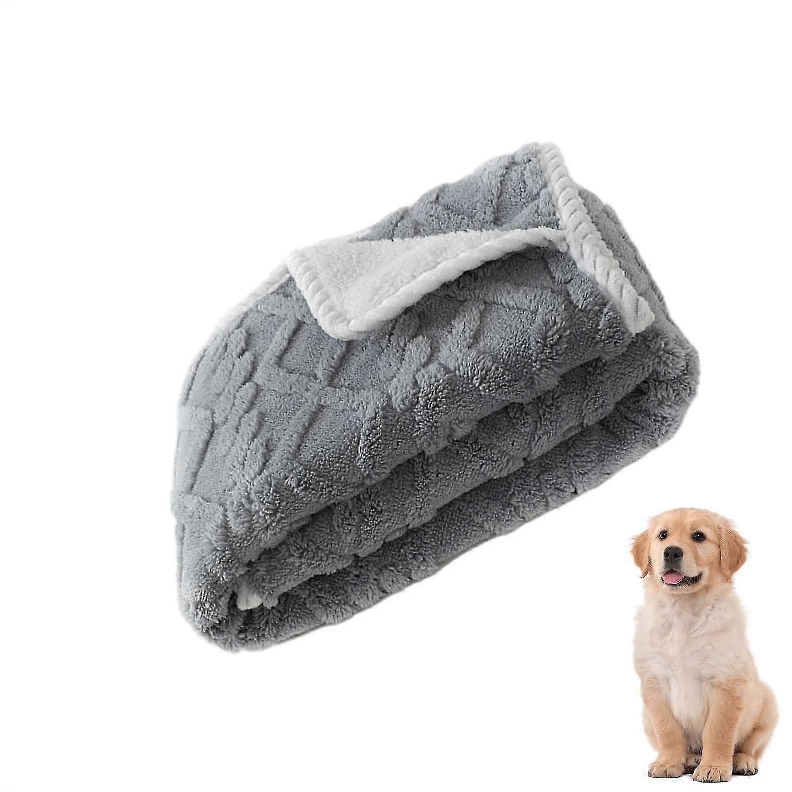 Dog Plush Throw, Waterproof Pet Sleeping Blanket for Bedding, Sofa, Car
