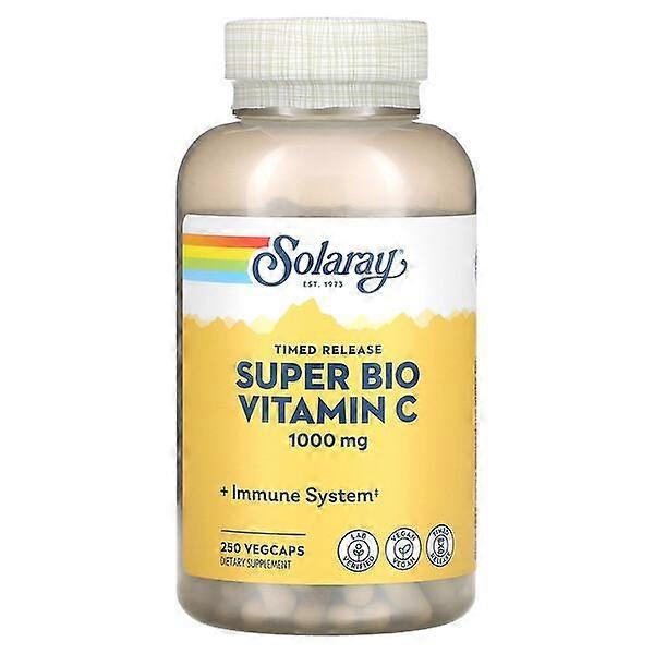 Solaray, Super Bio Vitamin C, Timed Release, 250 VegCaps