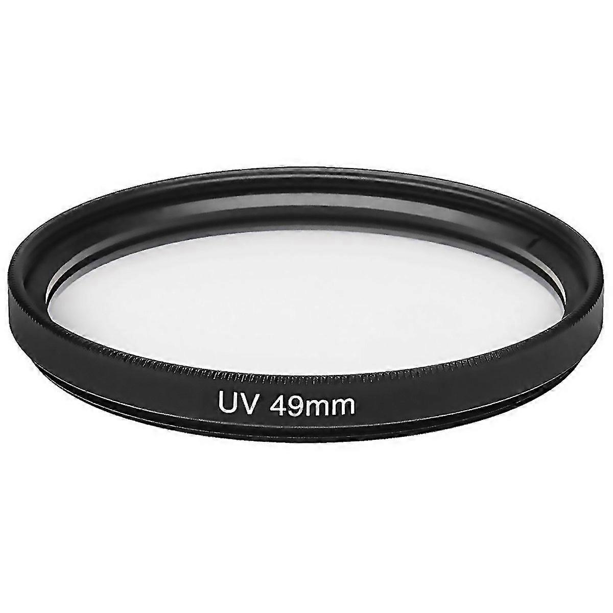 For 49mm Slr Camera Uv Filterblack