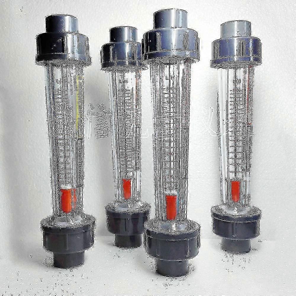 50 60 100 160 250 400 600 800lph Lzs-15 מד זרימה צינור פלסטיק מים נוזליים Rotameter מדידה