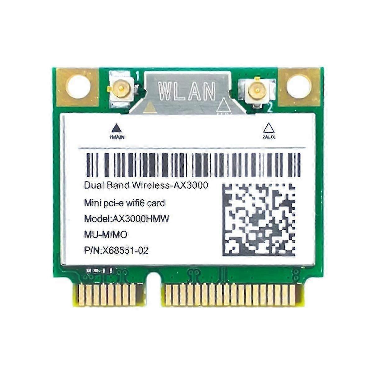 Ax200 Ax3000hmw Network Card Mini Pci-e Wifi 6 Wireless Adapter 2.4g/5g Bluetooth 5.1 Wifi Card 802