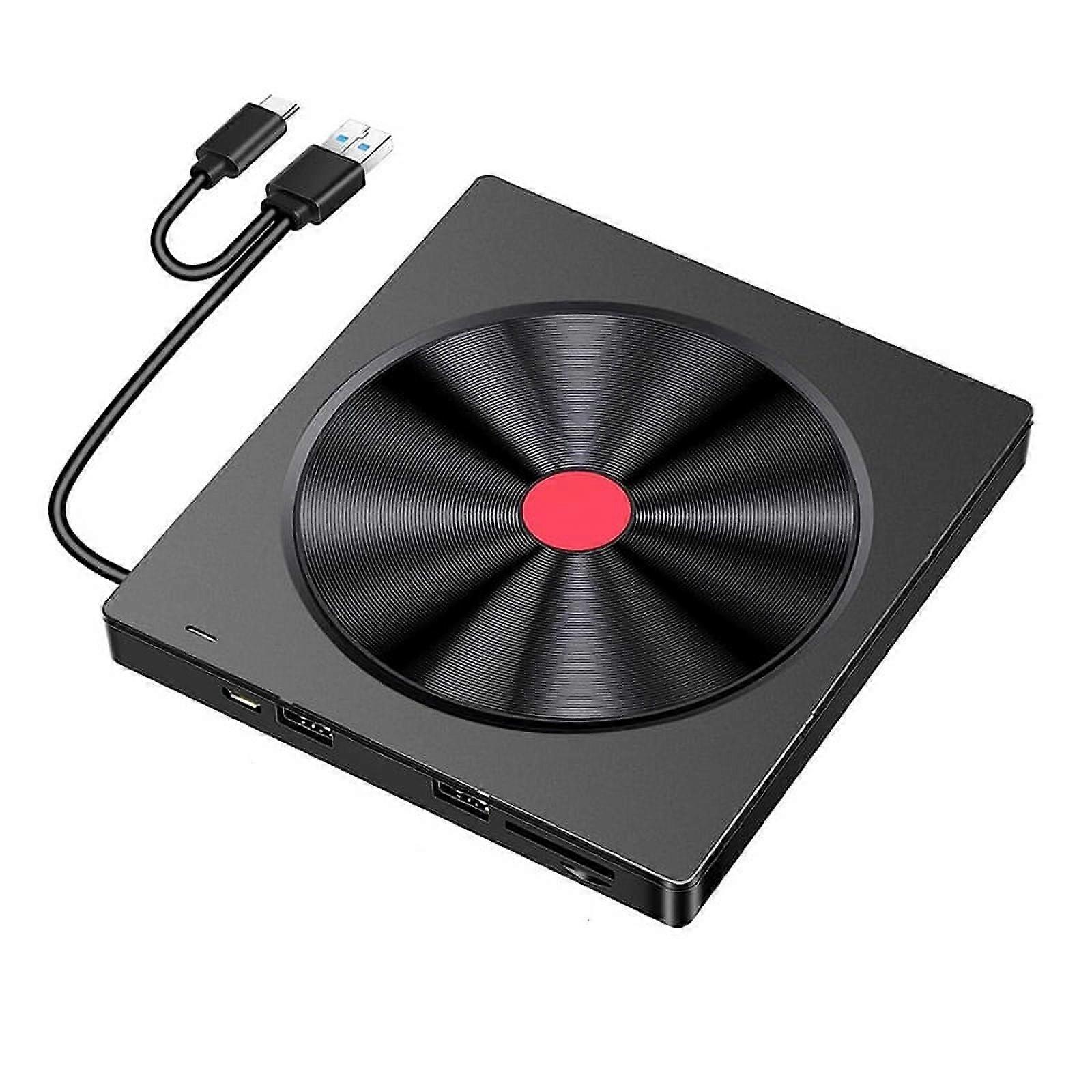 External Optical Drive Laptop CD Burner USB Movie Disk DVD Player Readable Memory Card Multifunction Drive Burner