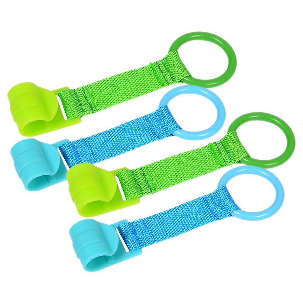 Baby Pull Up Rings for Playpen Use with 4Pcs Toddler Pull Up Hanging Rings
