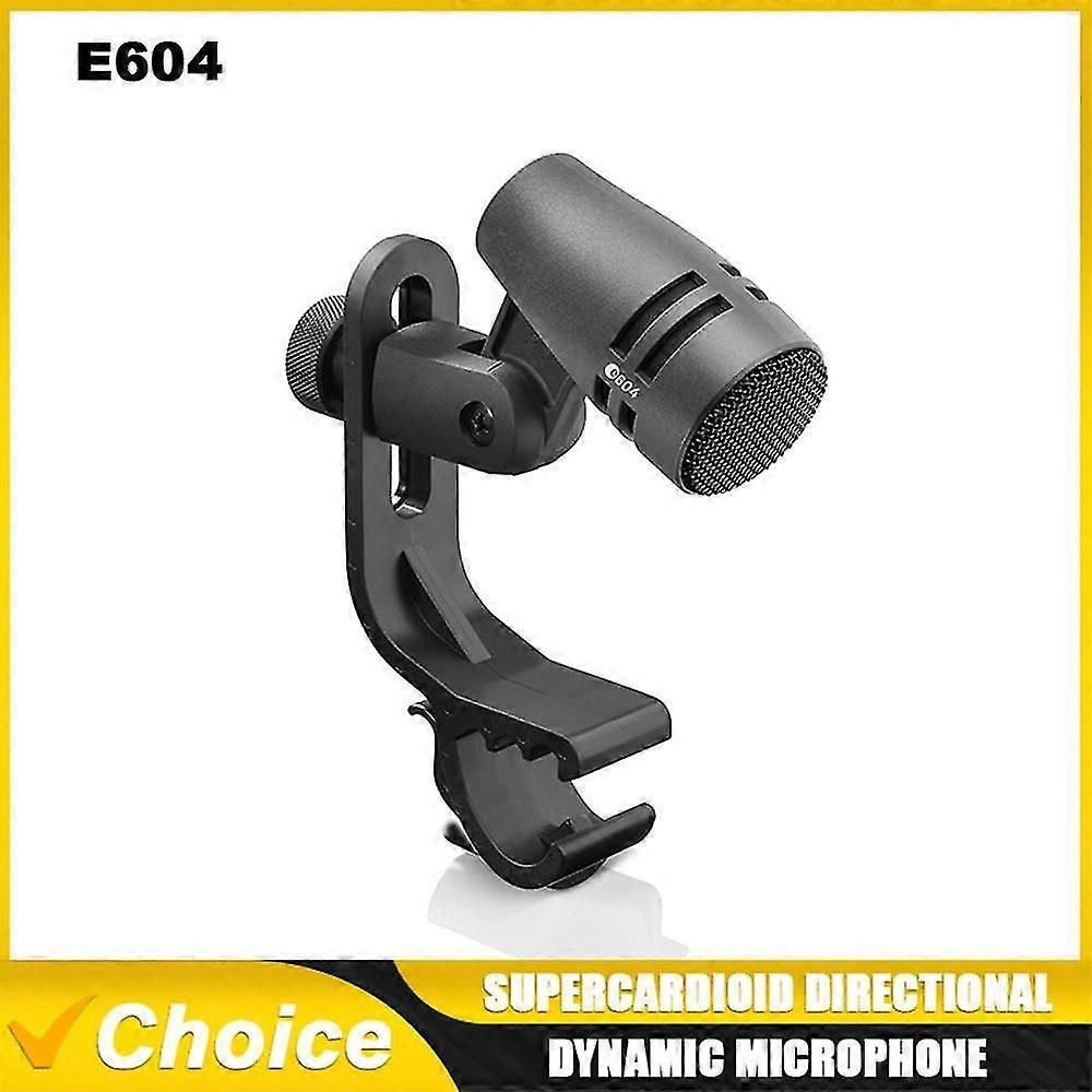 E604 E 604 Wired Dynamic Microphone for Snare Drum, Evolution Series, Cardioid, with Clip Arm Mount