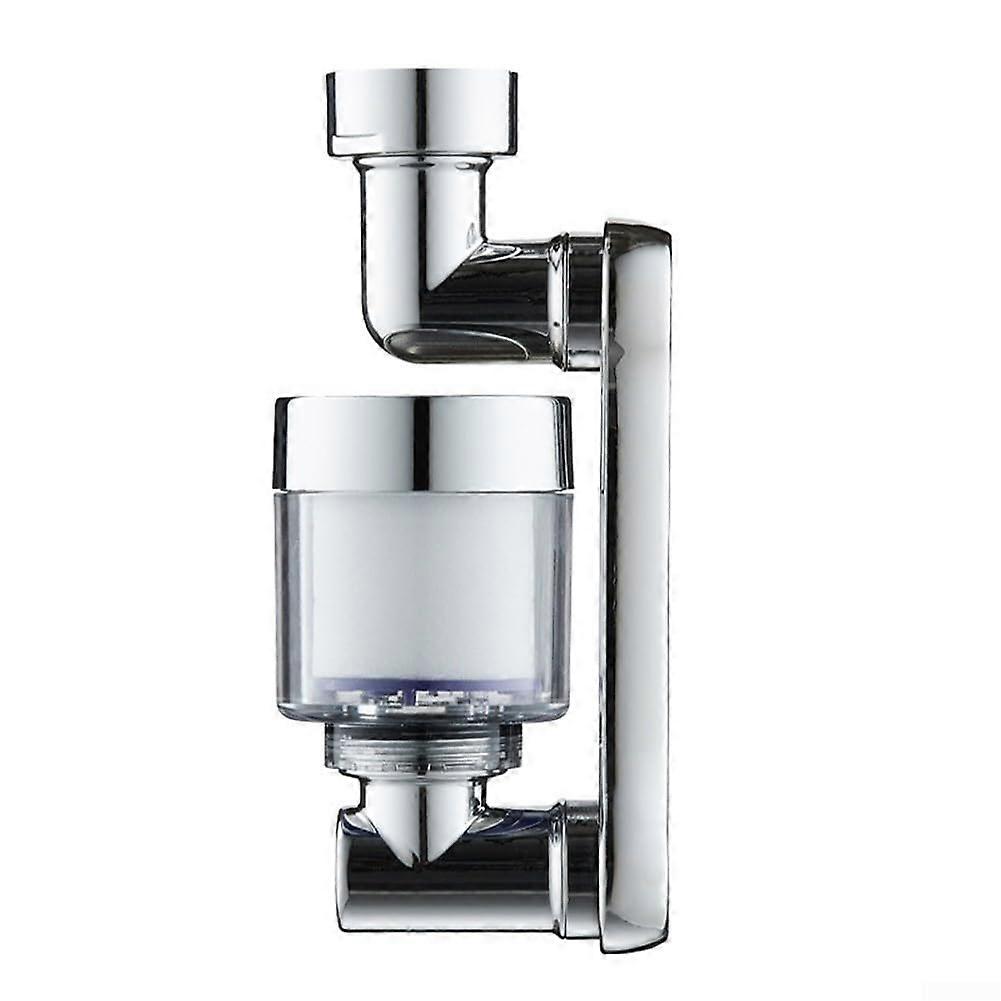 Faucet Extension Kitchen 360 Degree Rotation ABS Water Filter Adapter For Standard Faucets SplashProof Extender