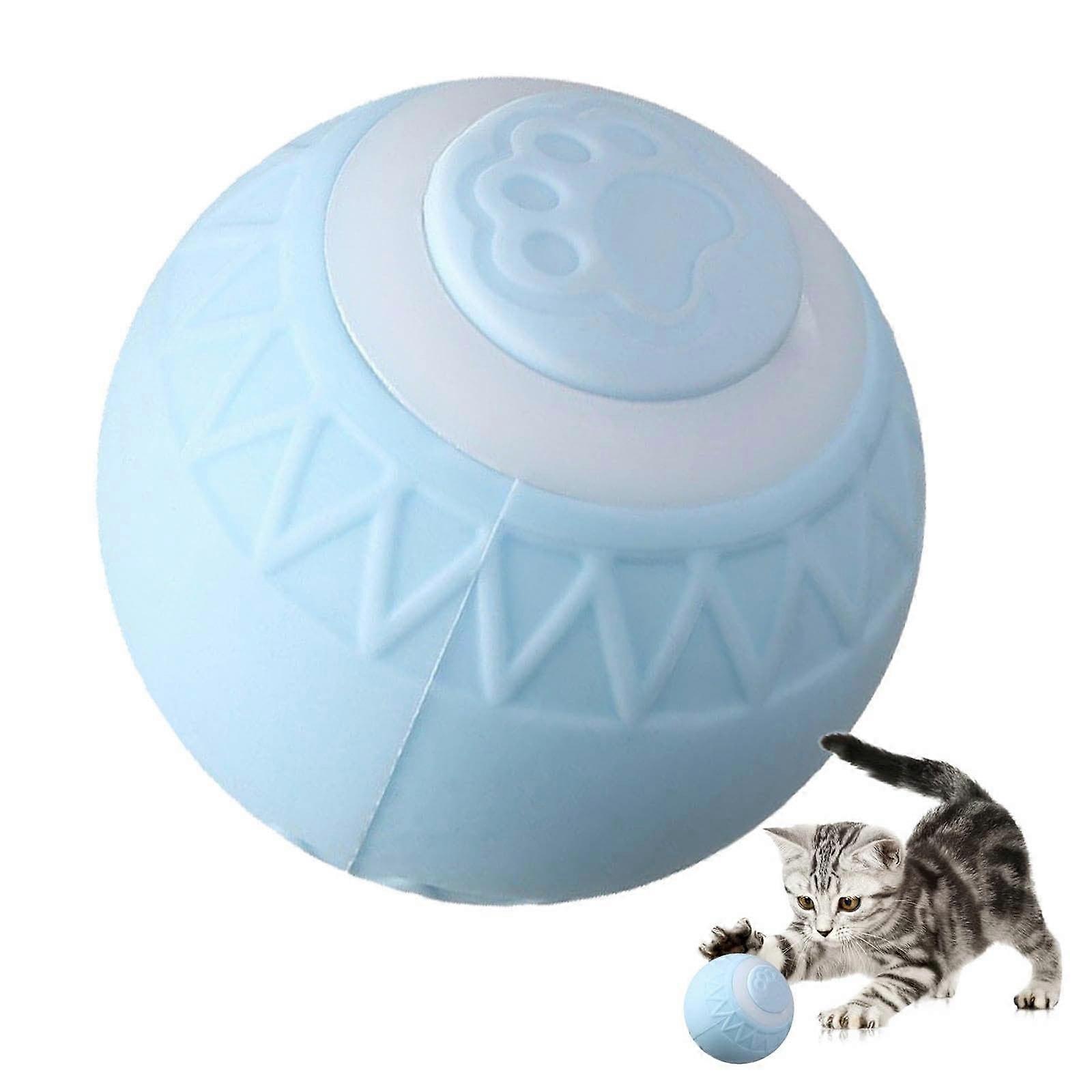 Rotating Toy Motion Interactive Cat Toy | Automatic Rolling Dog With Lights Rotating Cat Led Activated Toy Lighted For Cats Pupp Pet Care Supplies