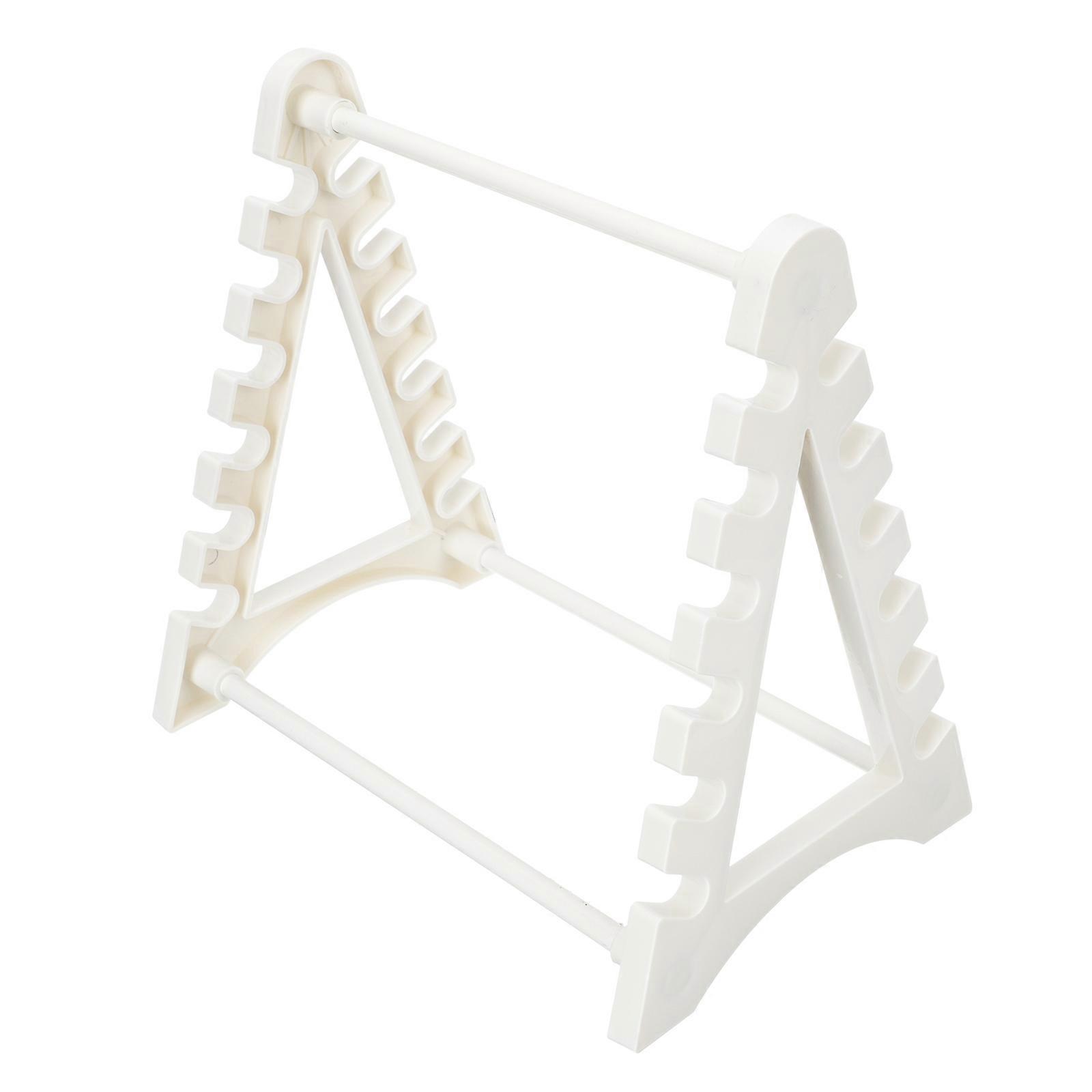 Trapezoidal Test Tube Rack Multi-layer Storage Solution For Researchers Color Beige 1Pcs