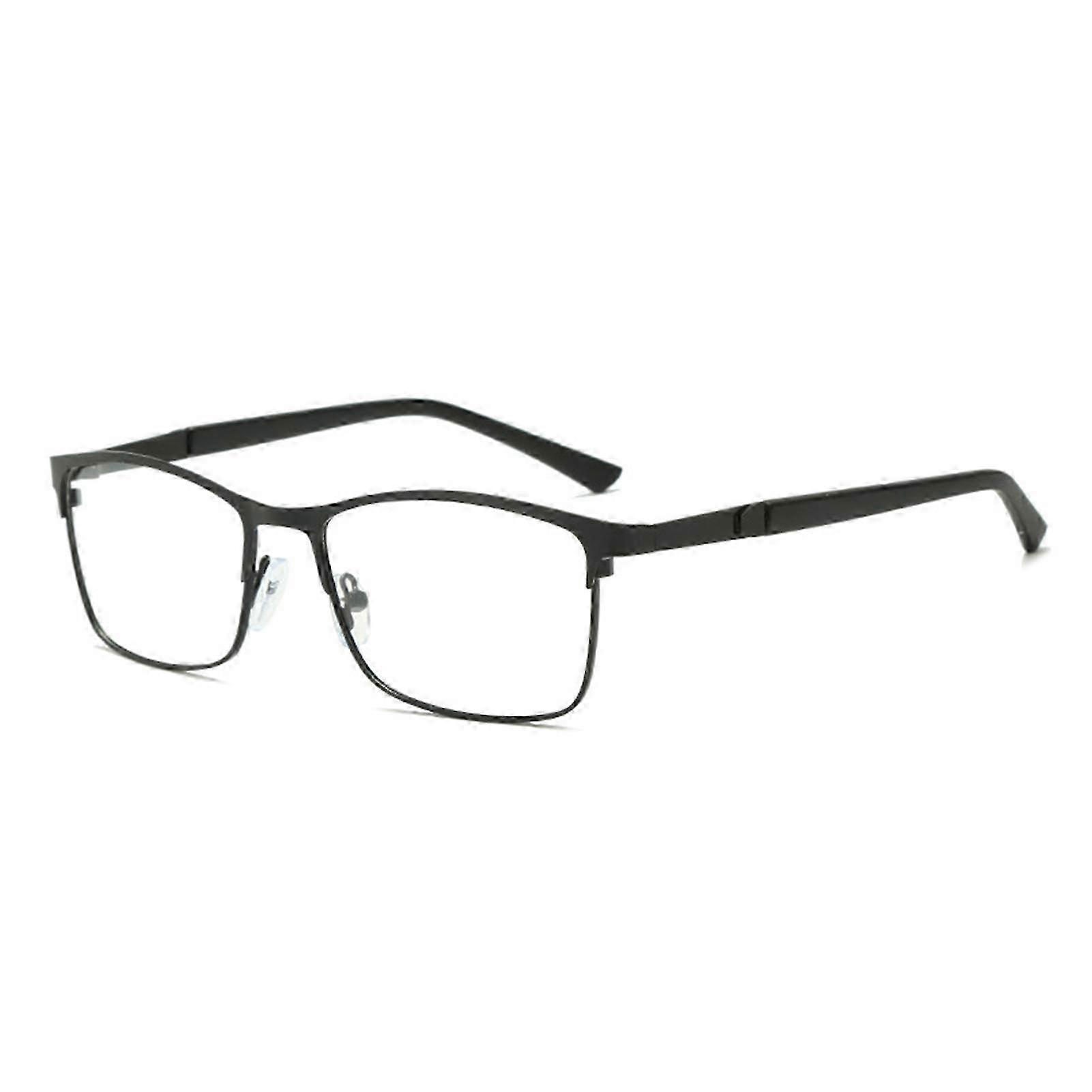 Blue Light Filter Glasses with Thin Reflective Lens Square Photochromic Eyeglasses for Unisex Daily Use