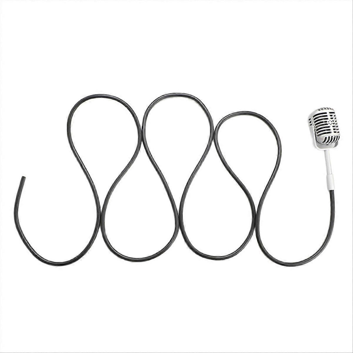 Nostalgic Prop Microphone Vintage Style Prop Microphone for Photo Studio Video Interview and Live B