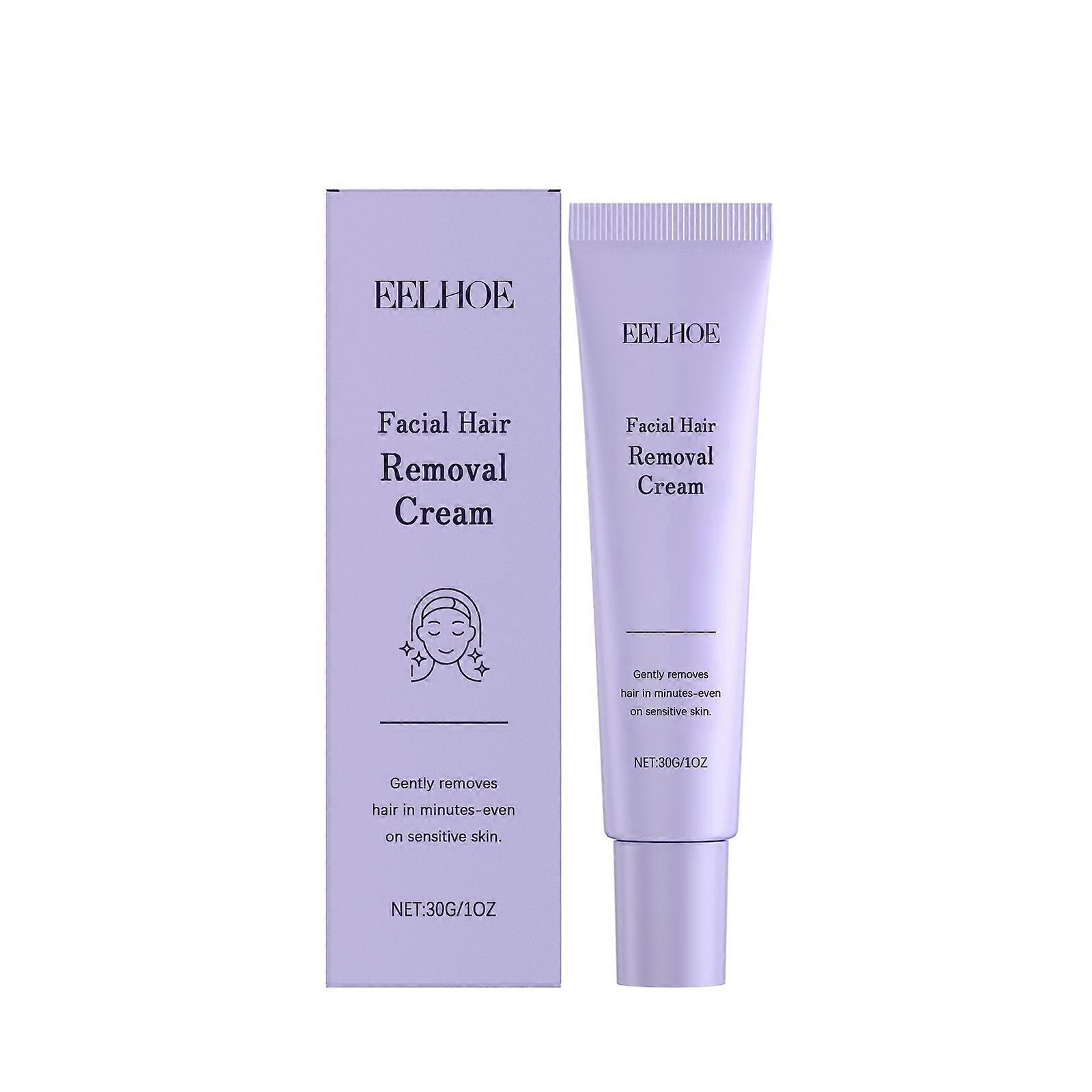 Face Depilatory Cream for Delicate Skin - Moisturizing & Smoothing