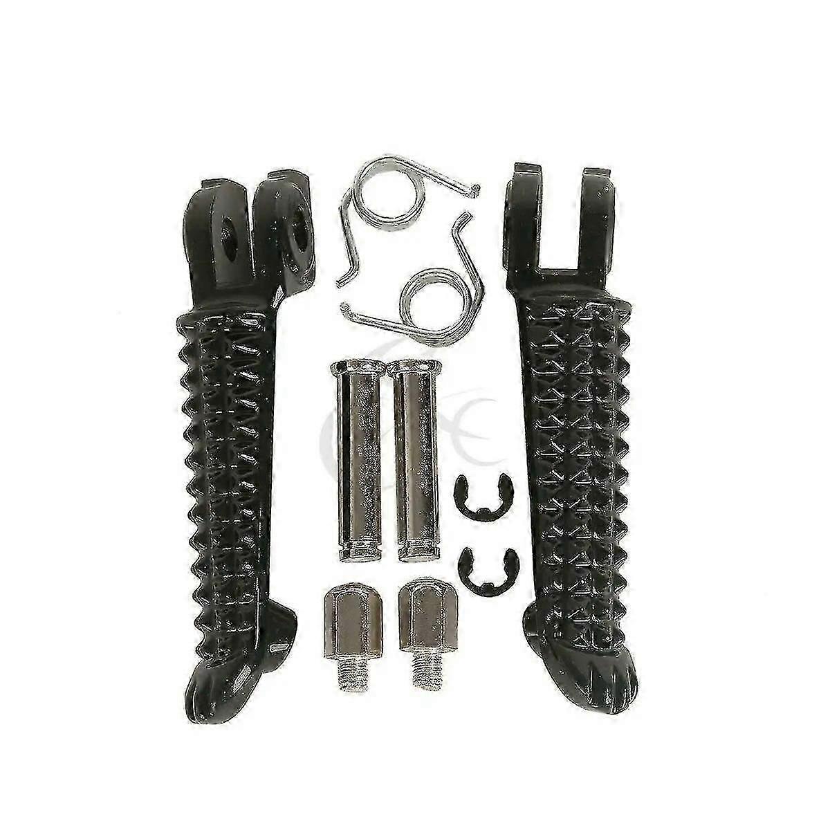 Motocicleta față spate picioare Cârlige pentru picioare pentru Yamaha Yzf R1 2002-2014 R6 2003-2012 2011 2010 2009 2008 2007 2006 05 Negru/argintiu
