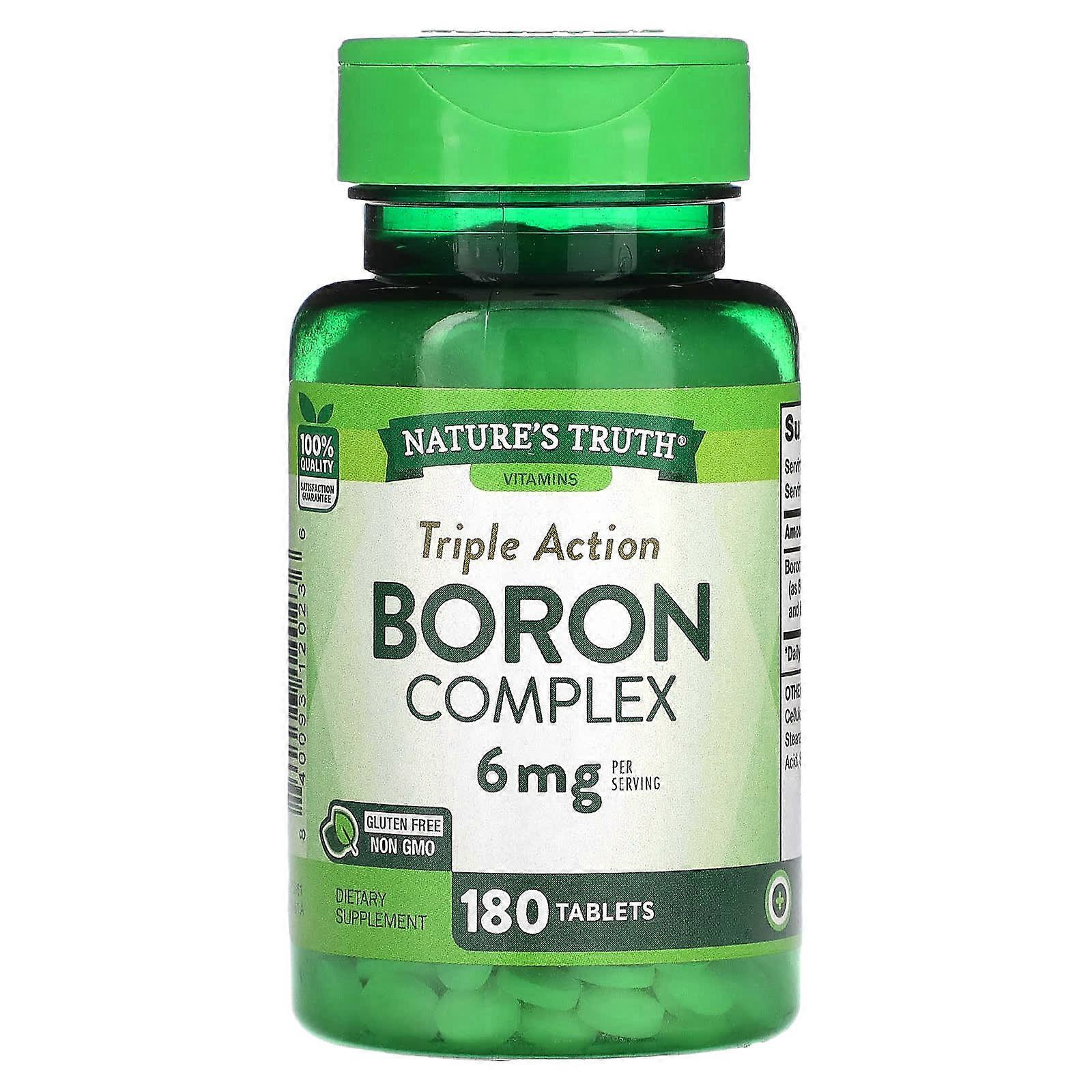 Triple Action Boron Complex, 6 mg, 180 Tablets (3 mg per Tablet)