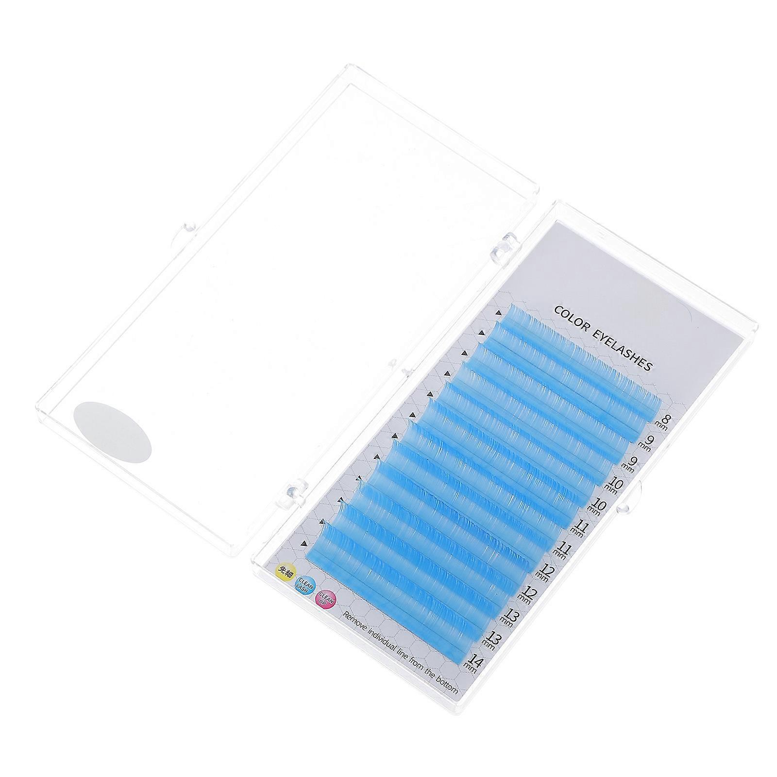 Fluorescent Decorative Fake Eyelashes Faux Eyelash Extensions 1 Box