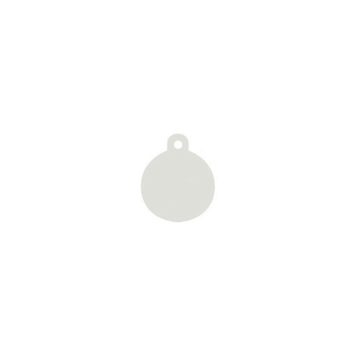 Identification plate for collar Imarc Circle White