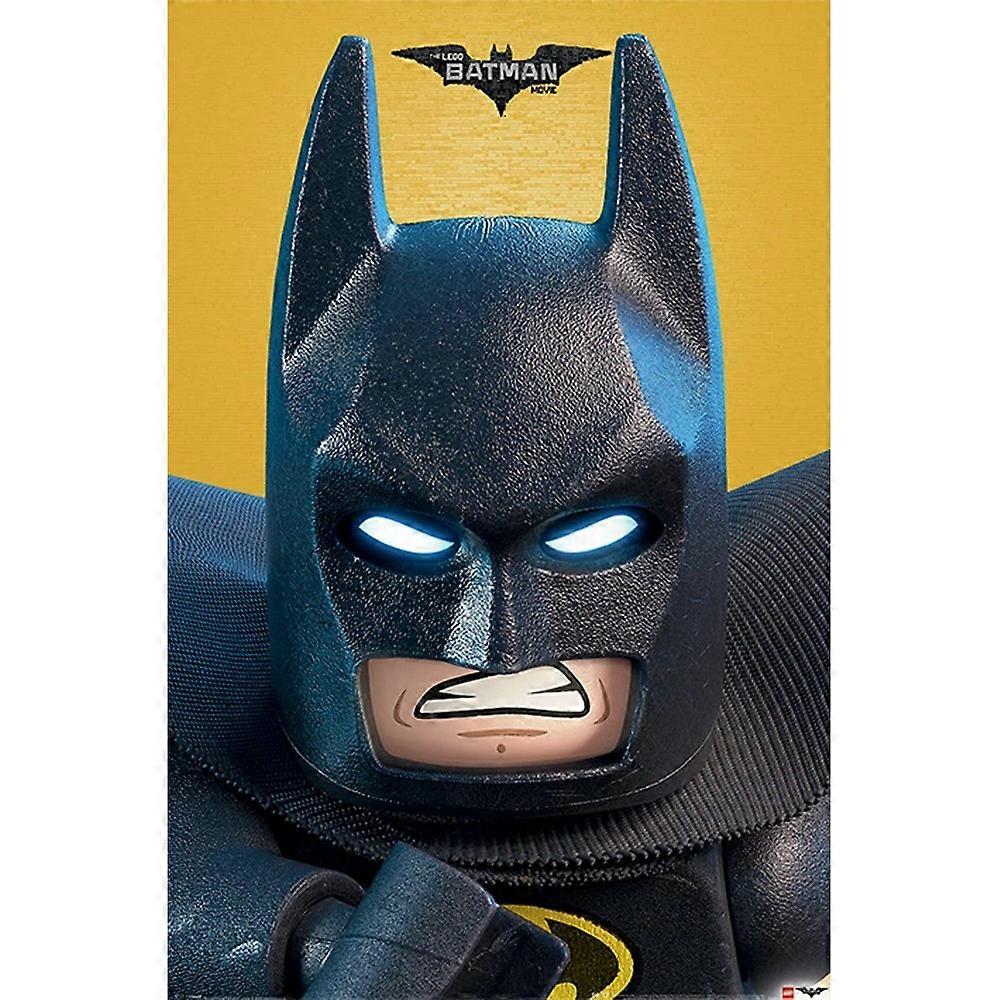 Lego Batman-filmposter van dichtbij