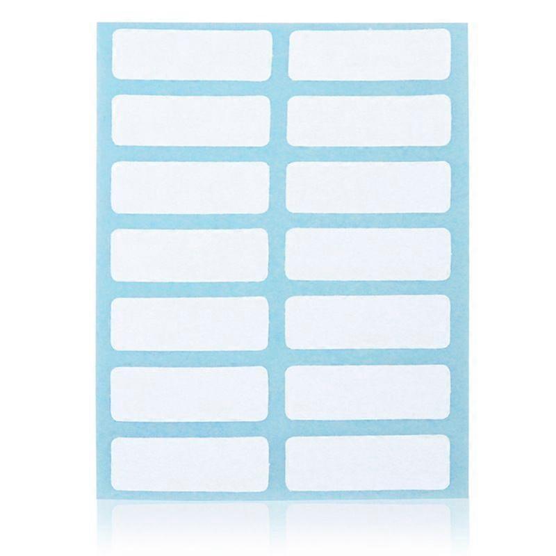 Small Sticky Labels White Label Stickers Self Adhesive Removable Labels No Residue Price Stickers Label Blank Tiny Labels File Labels for Kitchen Jars