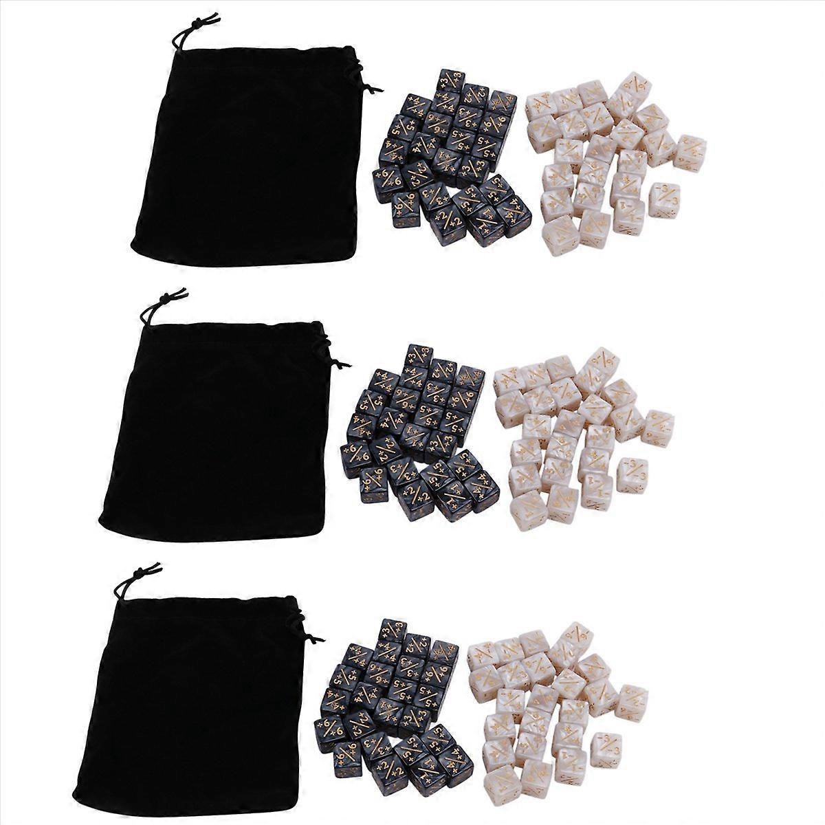 48 Pcs 16mm Dice Counters Token Dice Dice D6 for ,,Card Gamings