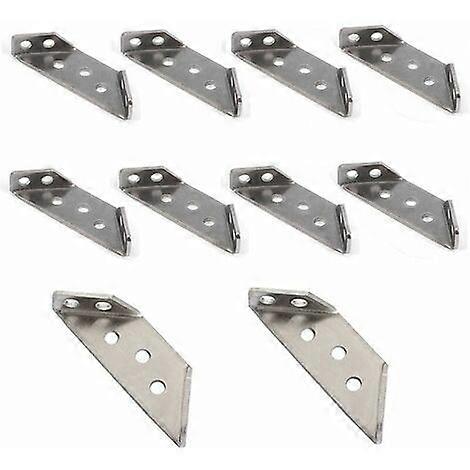 Fixing bracket, Metal corner brackets Stainless Steel Angle Bracket Repair Fixing Triangle