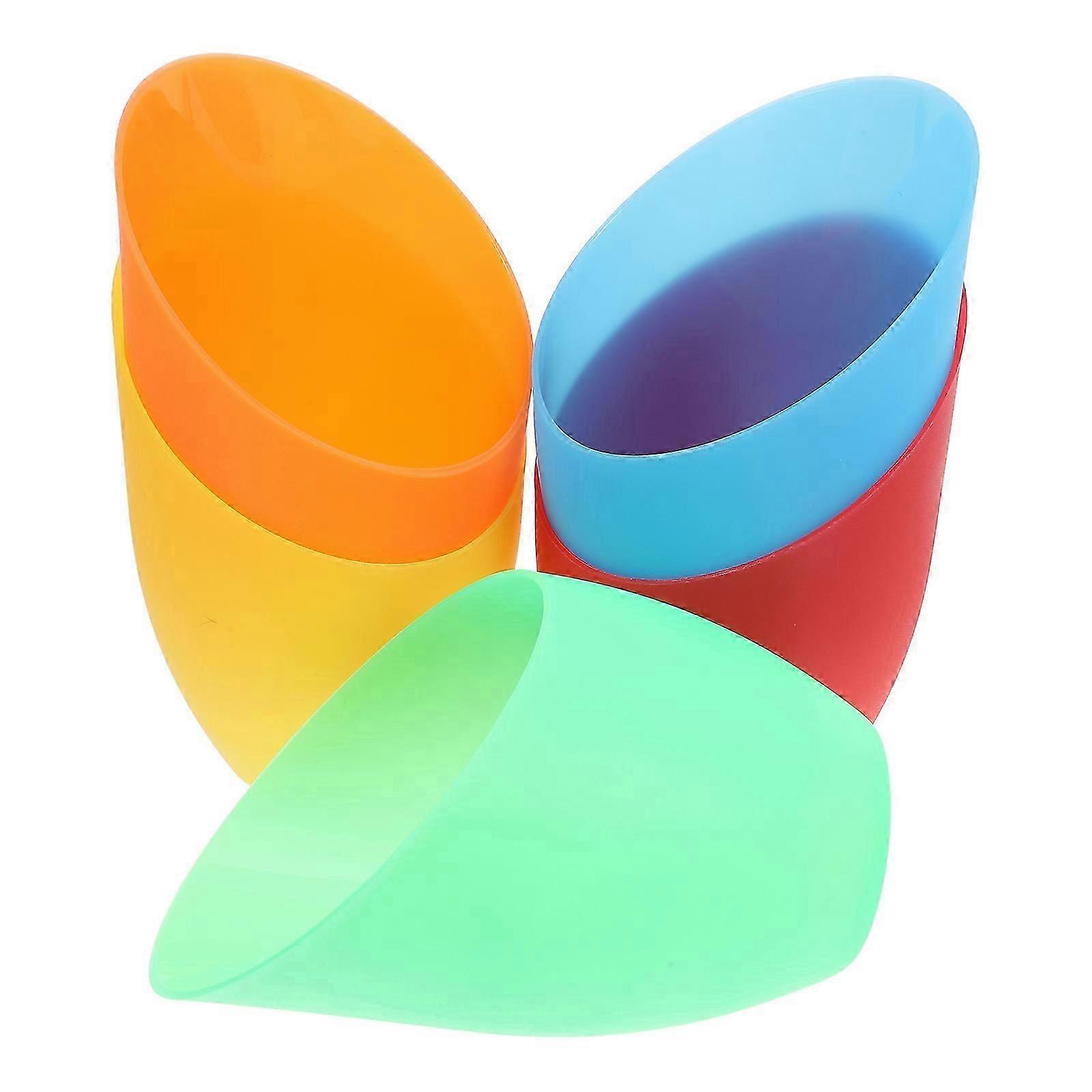 플라스틱 갓 말굽 디자인 빛 확산 홈 장식 5Pcs