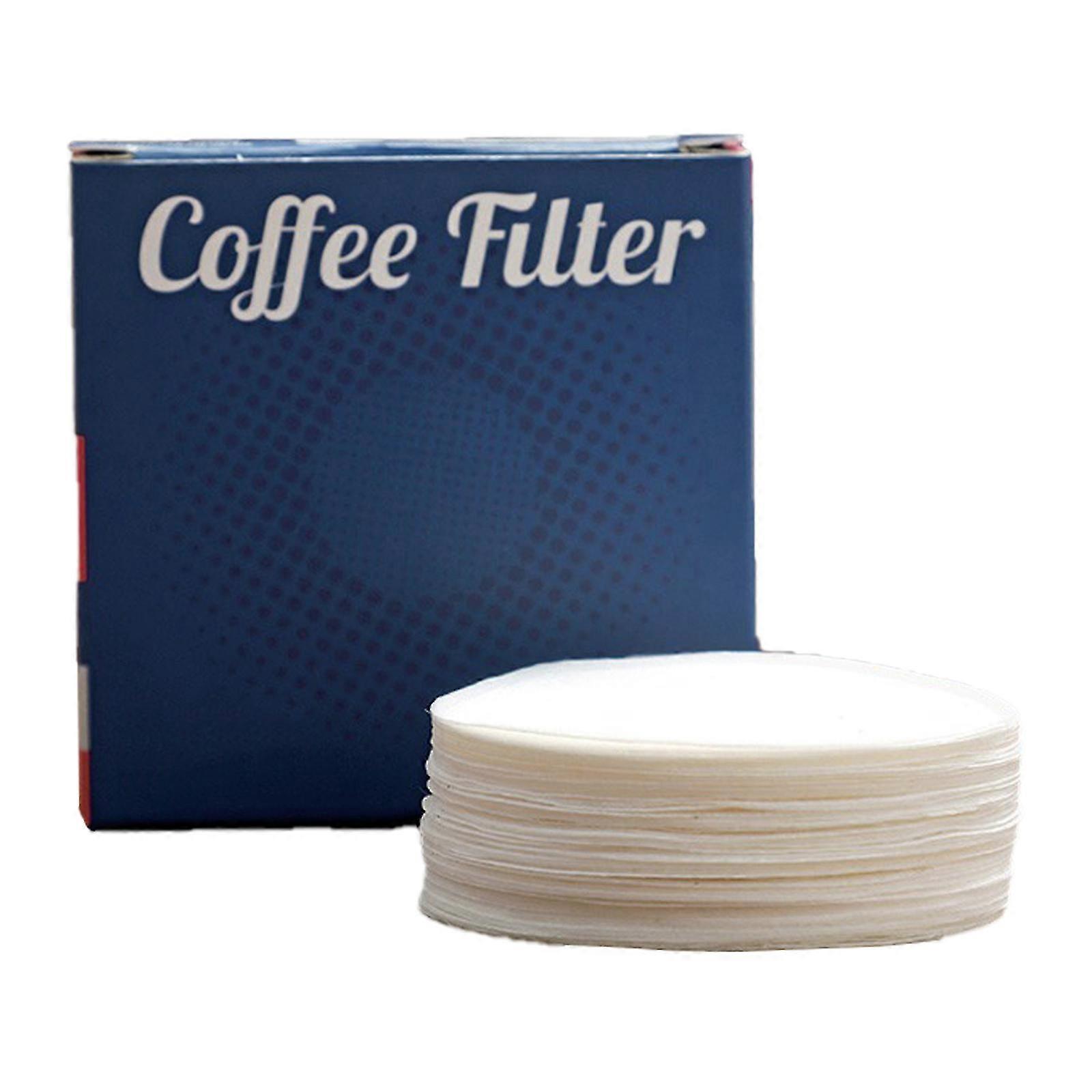 100Pcs Unbleached Coffee Filter Papers for Espresso Machine Handle Heat Resistant Coffee Filters  Accessories60MM SZRH