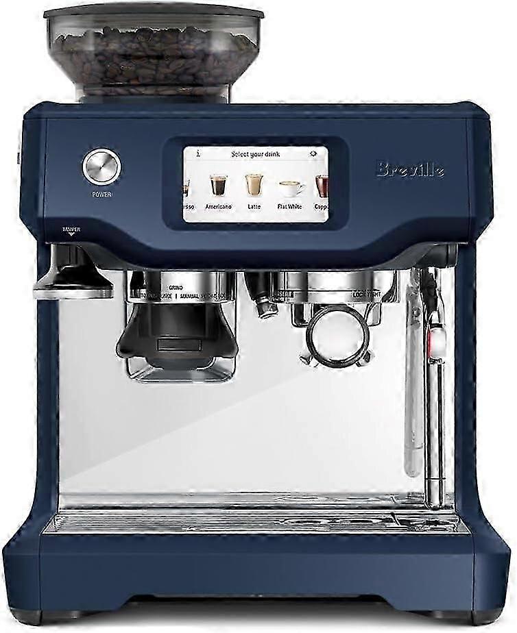 Barista Touch Espresso Machine with Grinder & Auto Milk Frother, Touchscreen, Fast Heat, Cappuccino/Latte, Blue