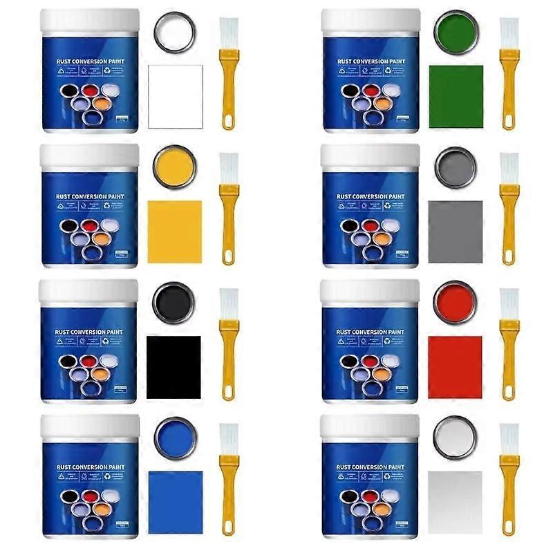 Rust Transformation Metal Paint Creates Moisture Proof Barrier With Formula for Corroded Surfaces In Low Light