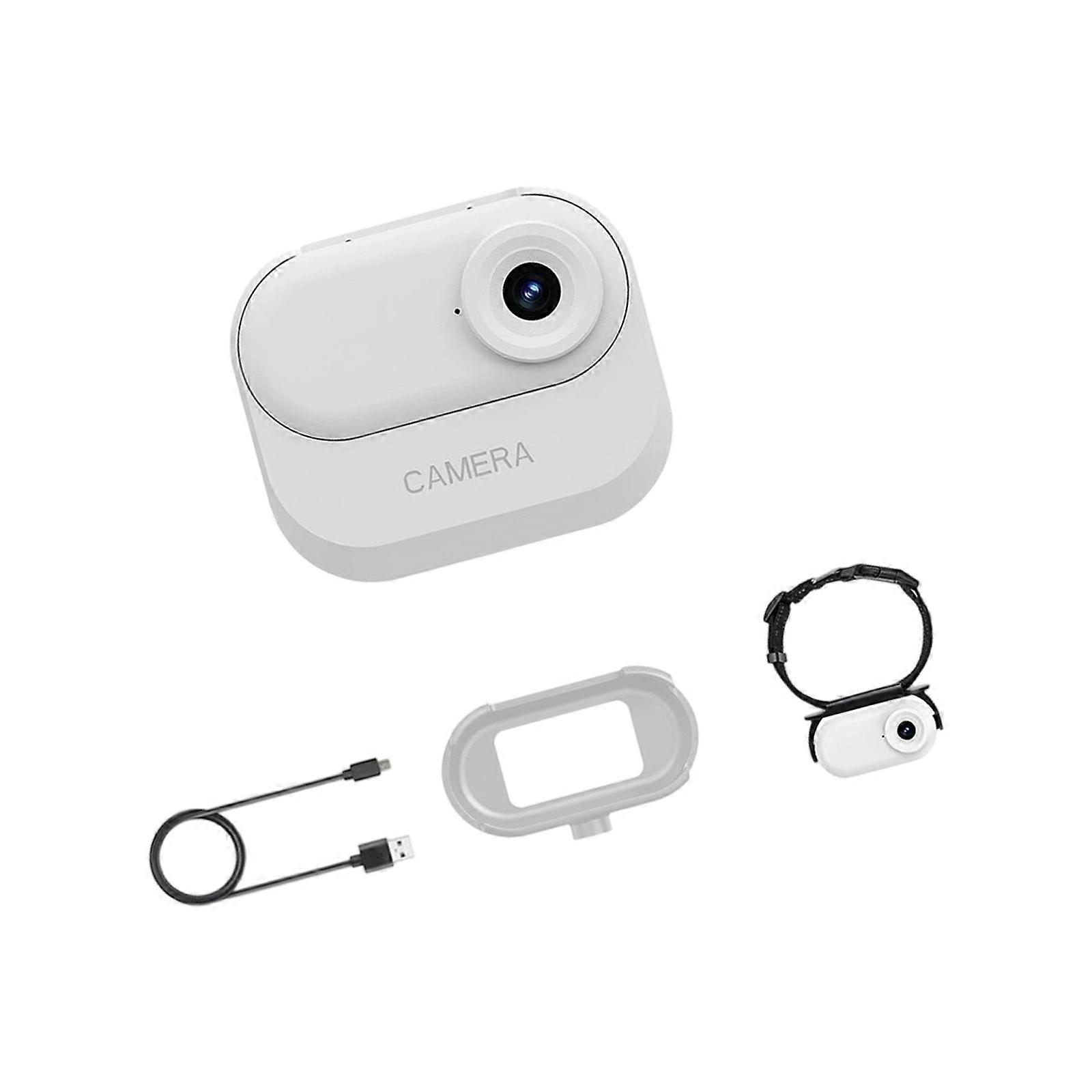 Compact Magnetic Charging Action Camera 1080p High-Definition Recording Wearable Design For Cycling Pet Monitoring Multicolor