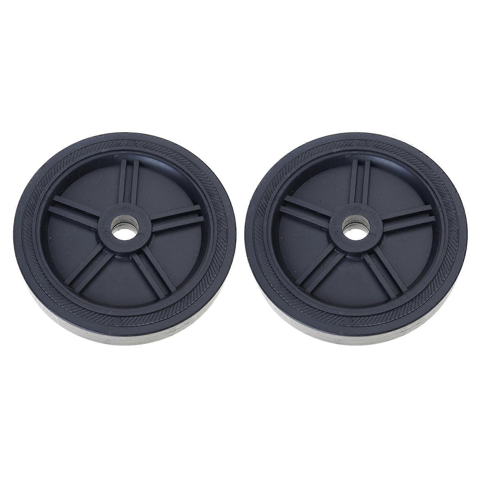 2Pieces Industrial Compressor Wheel Quiet Durability Casters 27mm/30mm Height NonOil Design for Effortlessly Relocation Multicolor