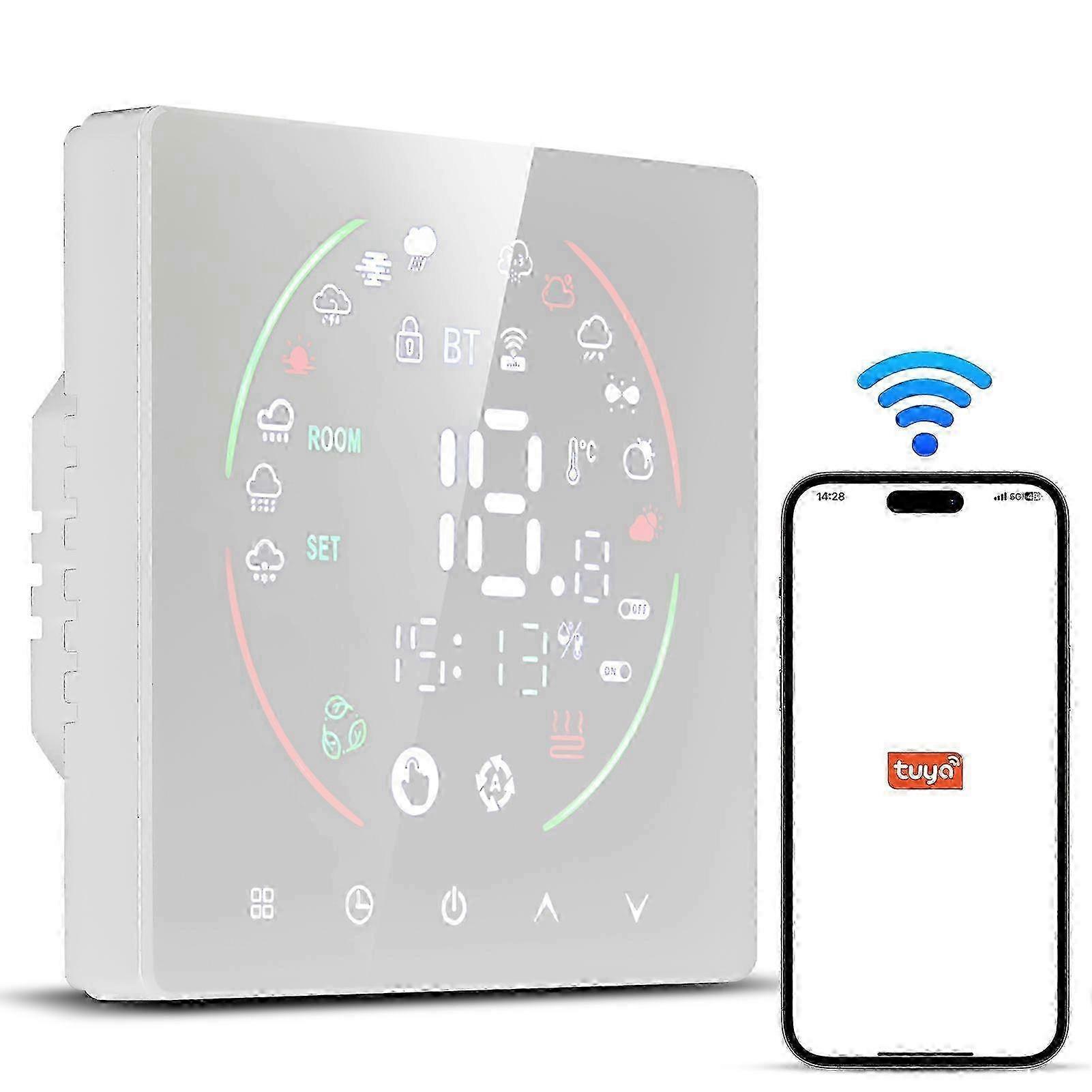 Smart WiFi for Home Weekly Programmable Temperature Controller LCD Display Digital Intelligent Wall Thermostat